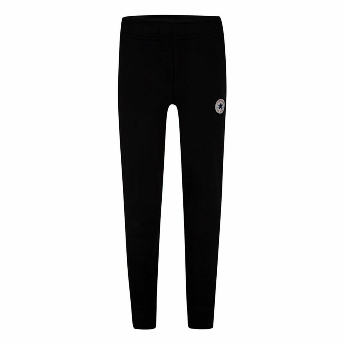 Children's Tracksuit Bottoms Converse Fleee Chuck Taylor Patch Jogger B Black Children 8-10 Years