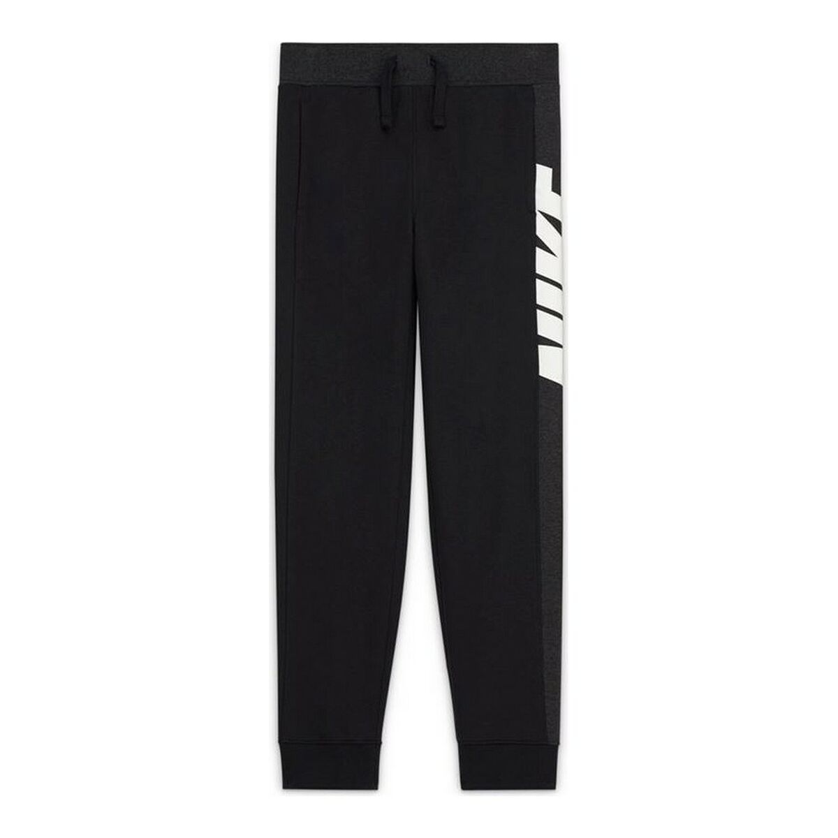 Children's Tracksuit Bottoms Nike Fleece Black 7-8 Years