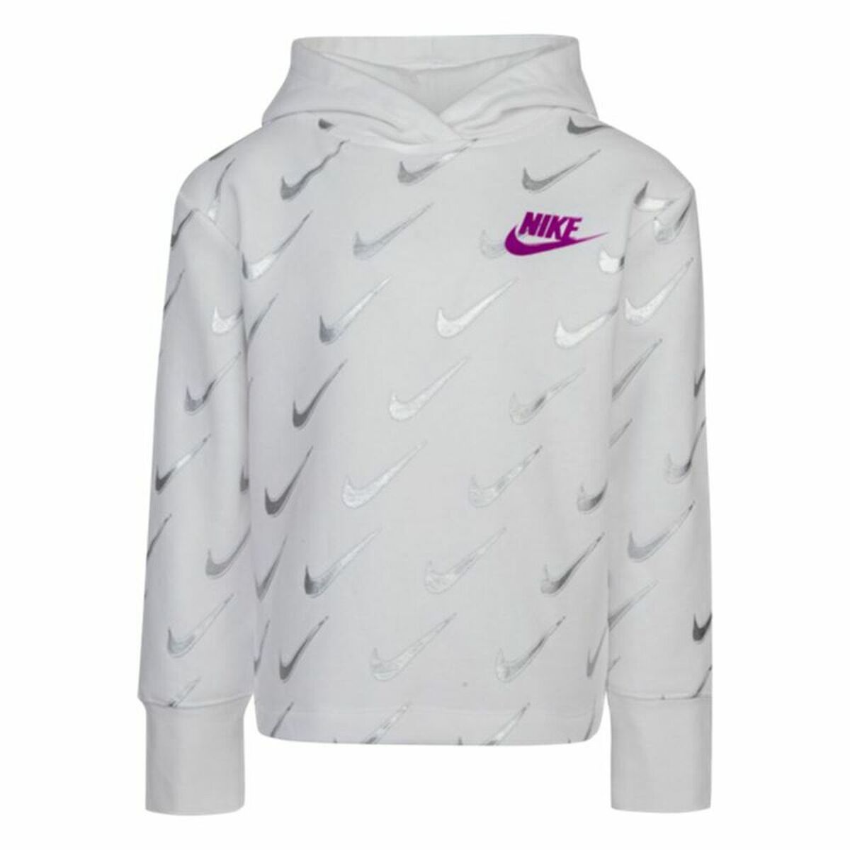 Children’s Sweatshirt Nike Printed Fleeced White 2-3 Years