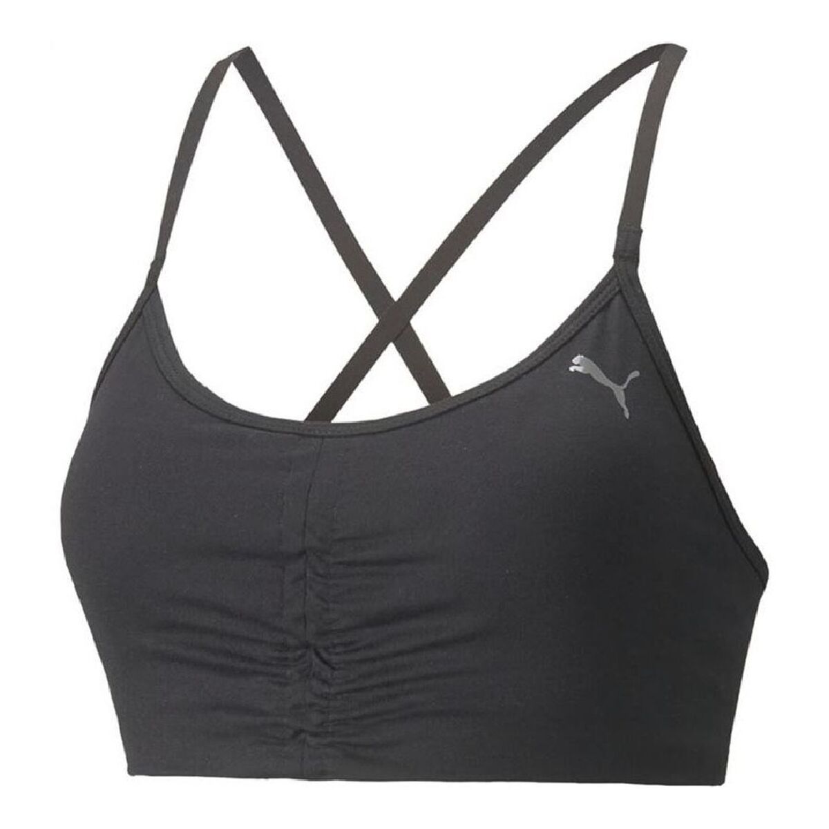 Sports Bra Puma Low Impact Studio Foundation Black S