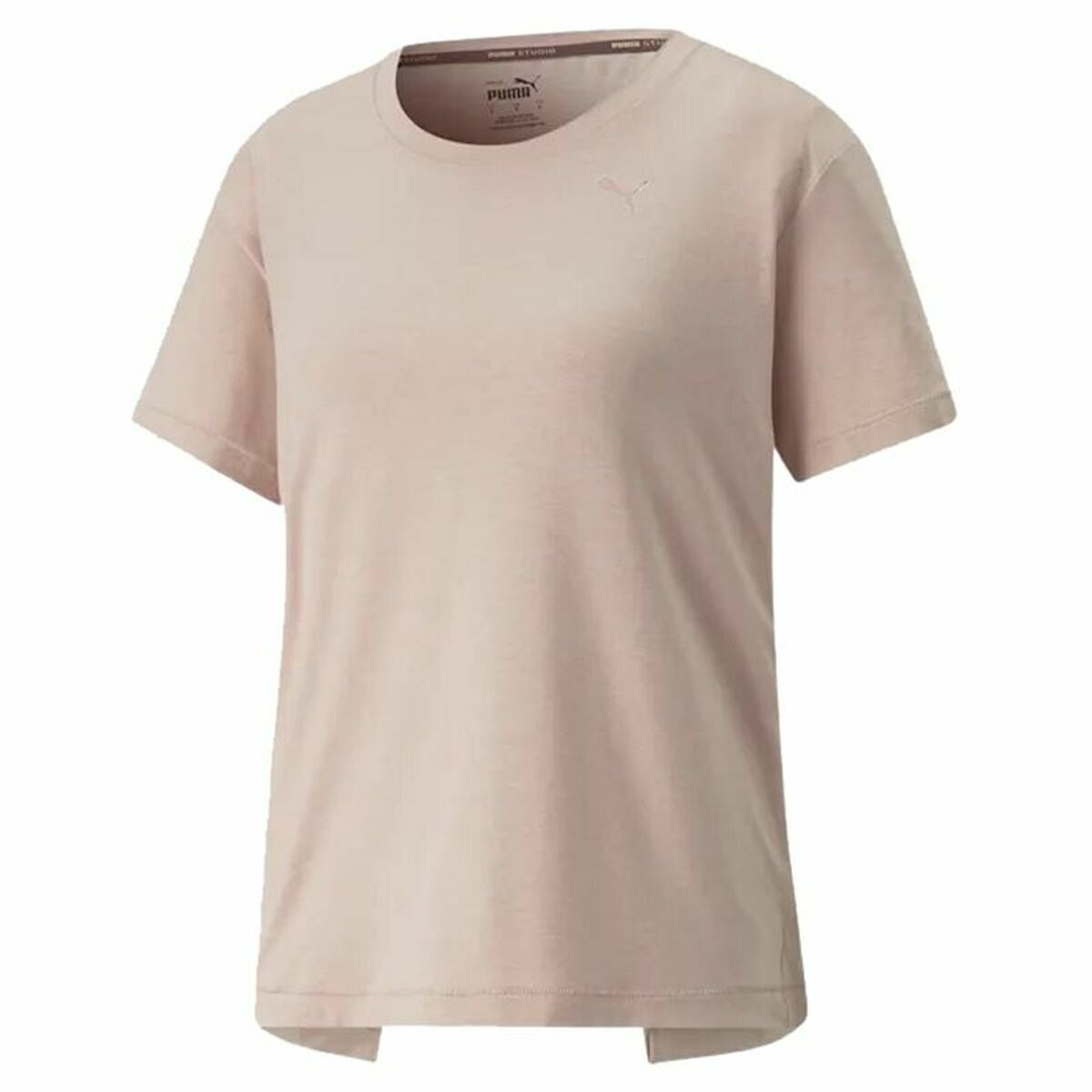Short-sleeve Sports T-shirt Puma Studio Trend Pink XS