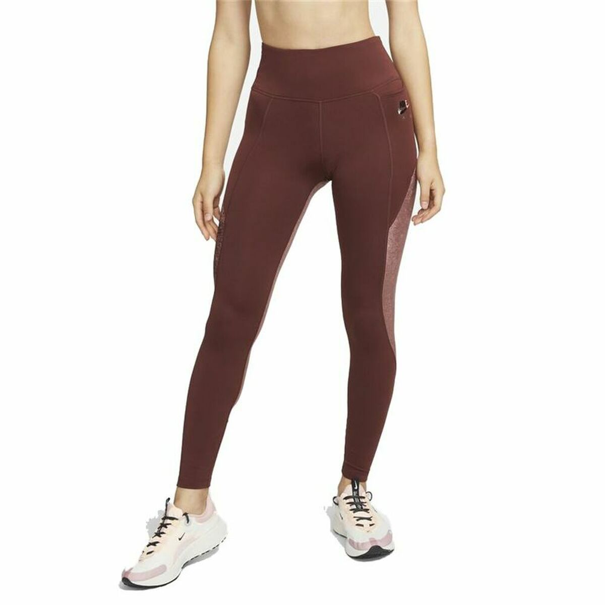 Sport leggings for Women Nike Air Dri-FIT Fast Brown S