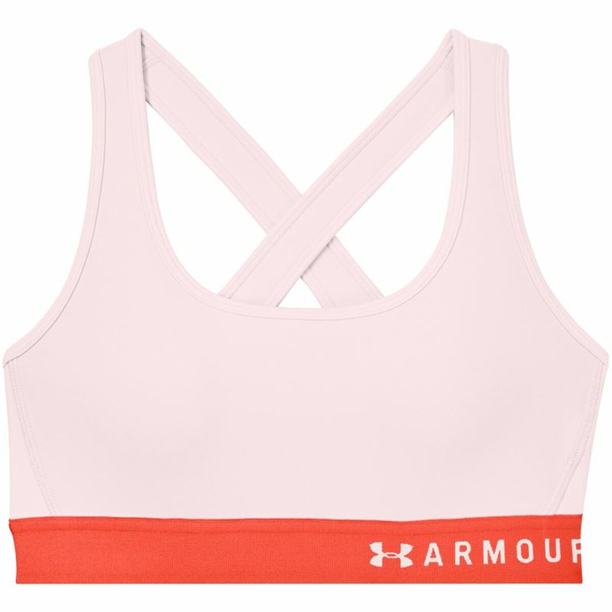 Sports Bra Under Armour Mid Crossback Pink M