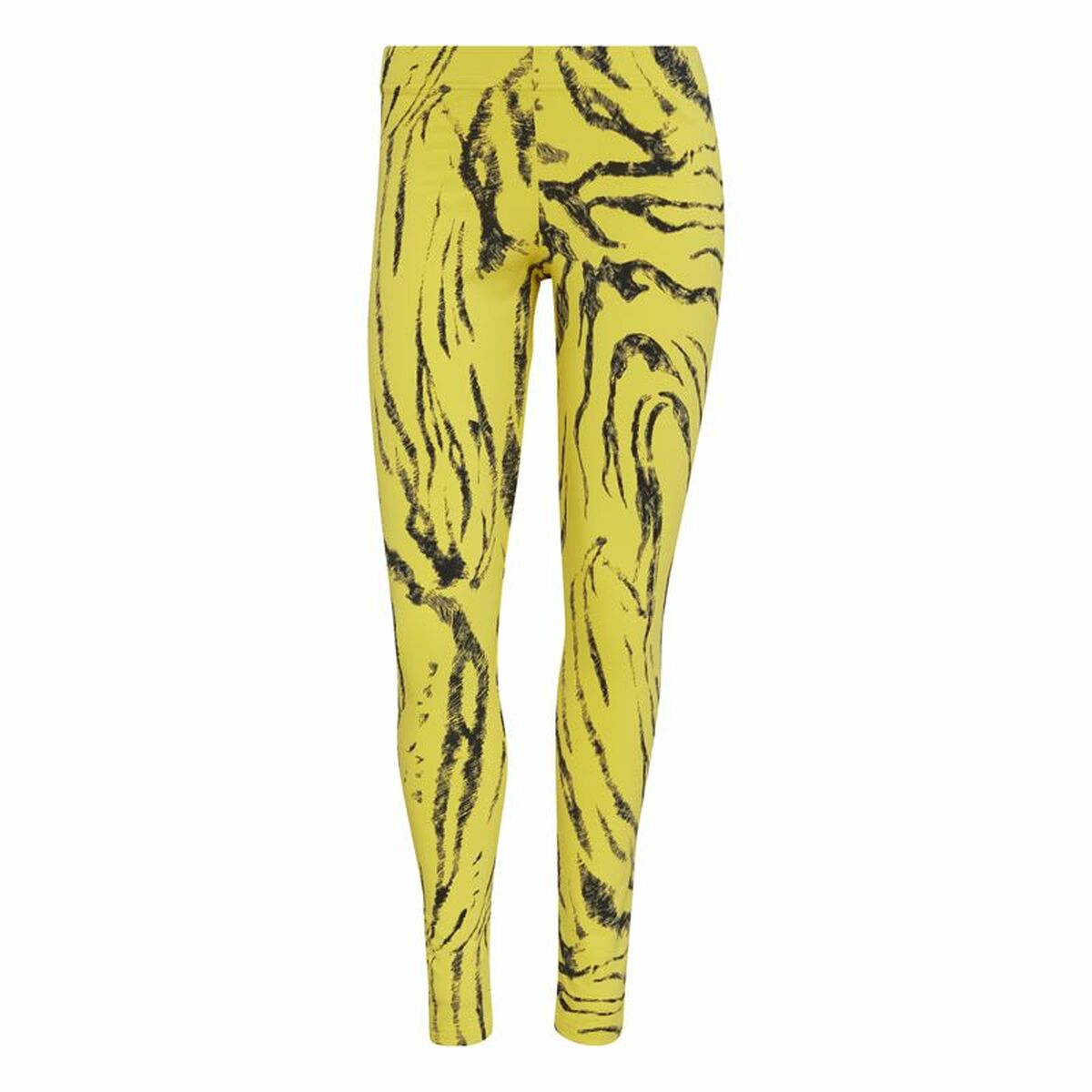 Sport leggings for Women Adidas Future Icons Animal-Print Yellow XL
