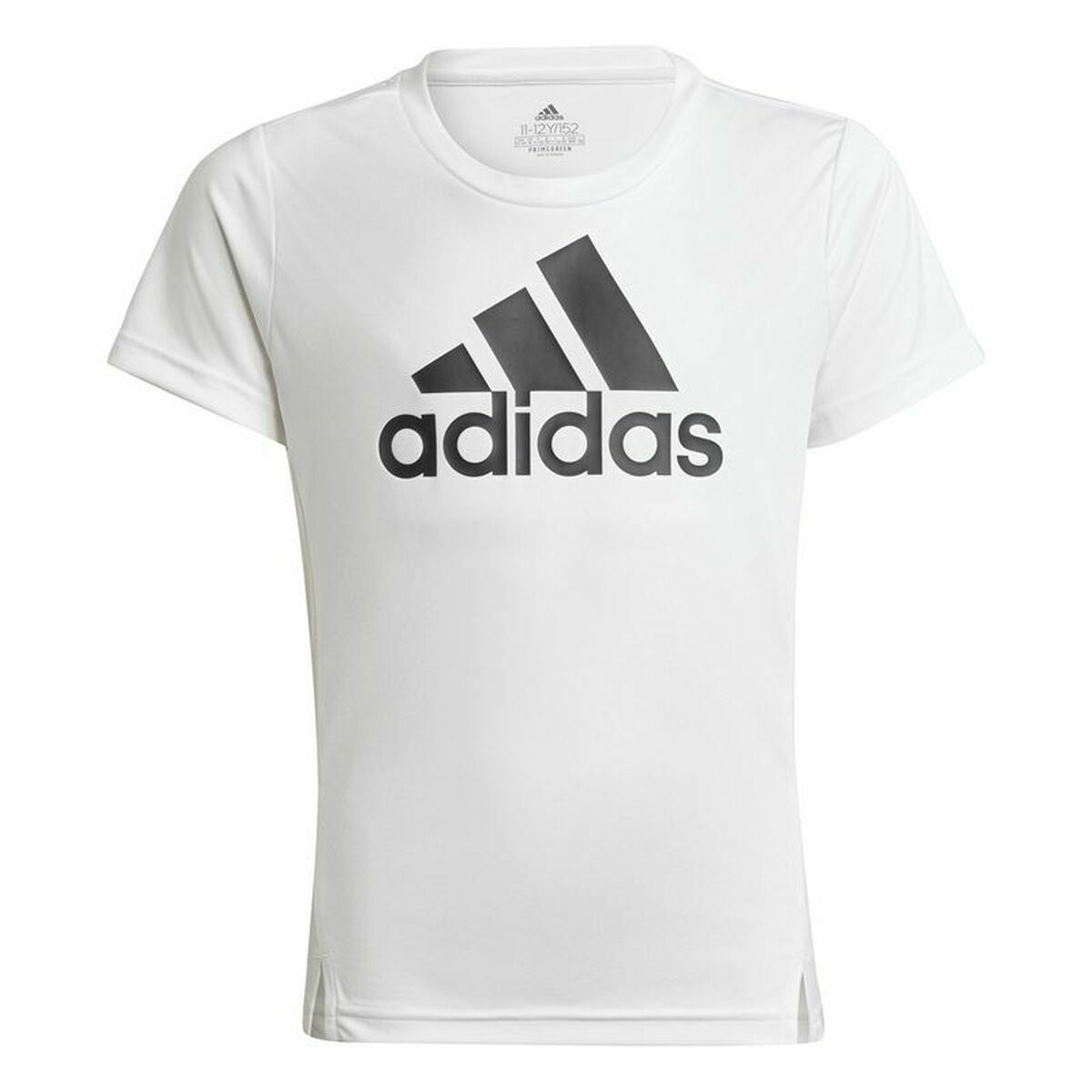 Child's Short Sleeve T-Shirt Adidas Designed To Move White 8-9 Years