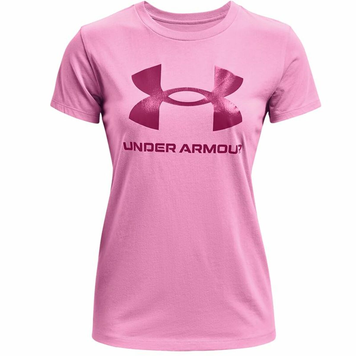 Women’s Short Sleeve T-Shirt Under Armour Graphic Pink XS