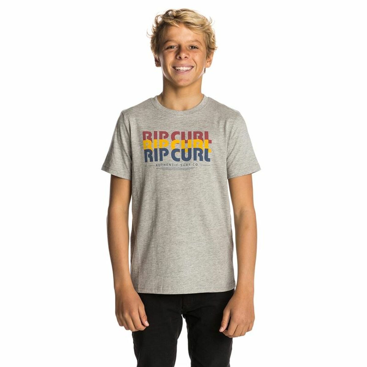 Children’s Short Sleeve T-Shirt Rip Curl Big Mama Grey 8 Years