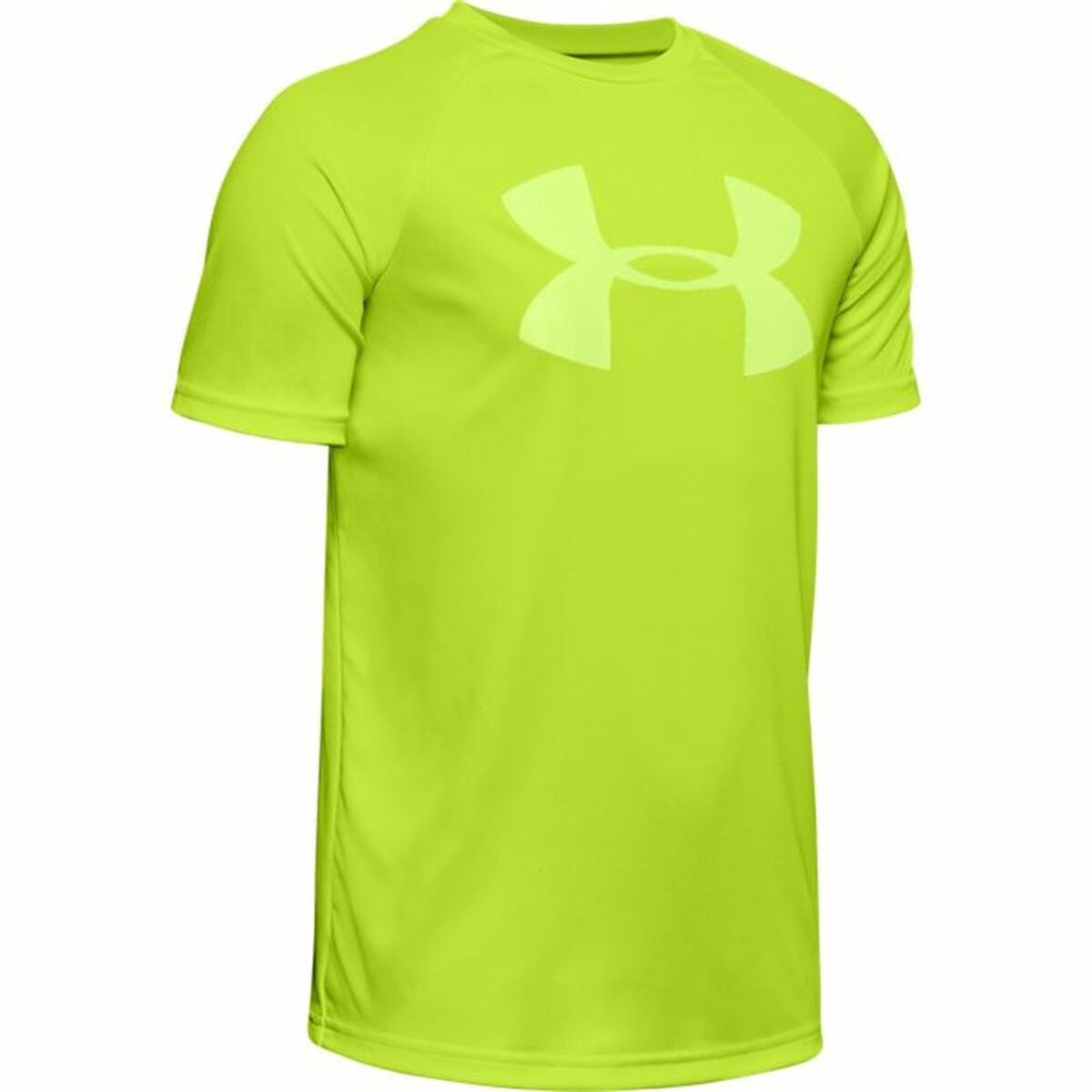 Children’s Short Sleeve T-Shirt Under Armour Tech Big Logo Yellow S