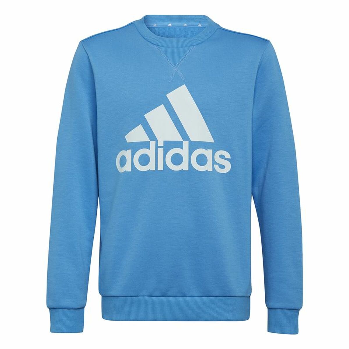Hoodless Sweatshirt for Girls Adidas Essentials Blue 9-10 Years