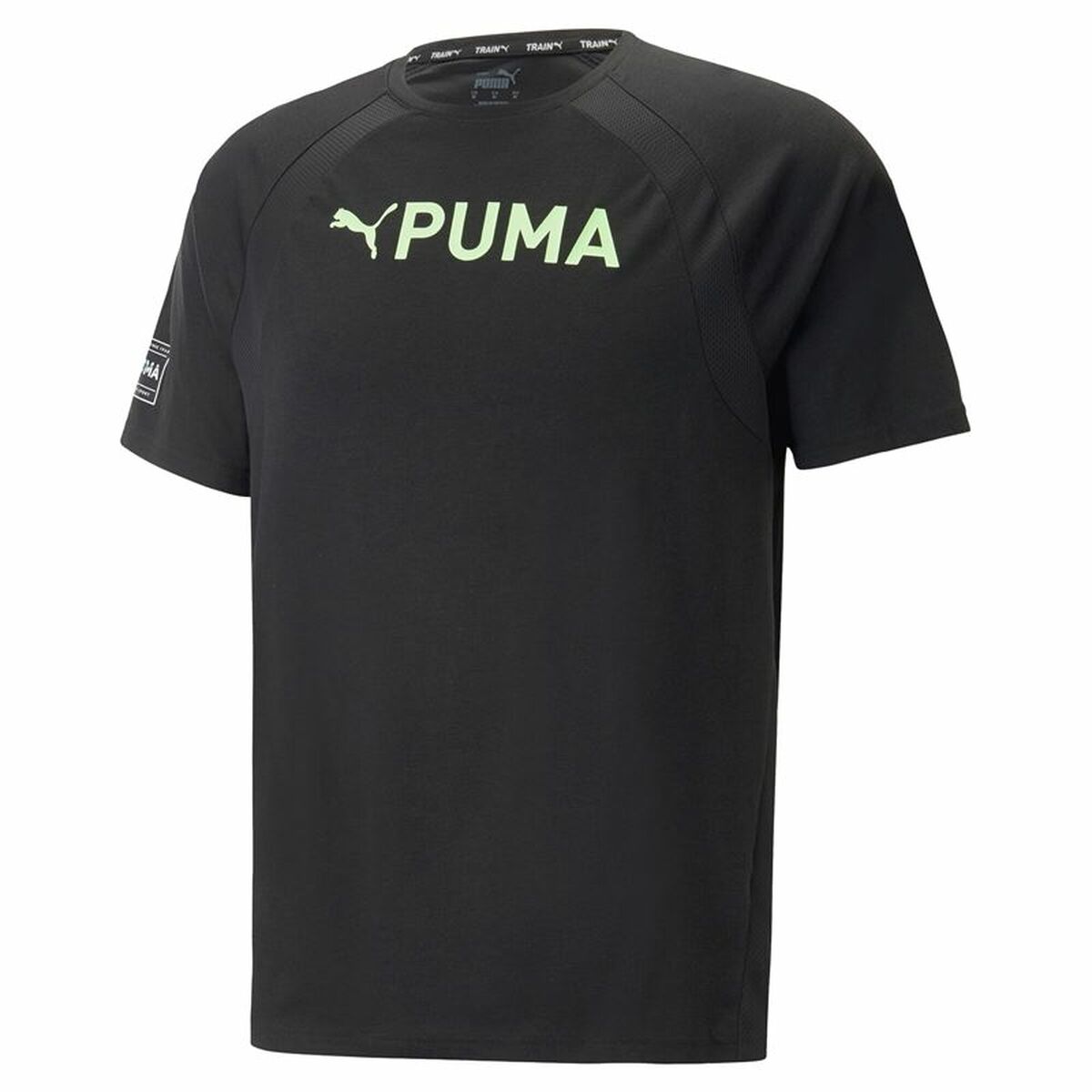 Men’s Short Sleeve T-Shirt Puma Ultrabreathe Triblend Black M
