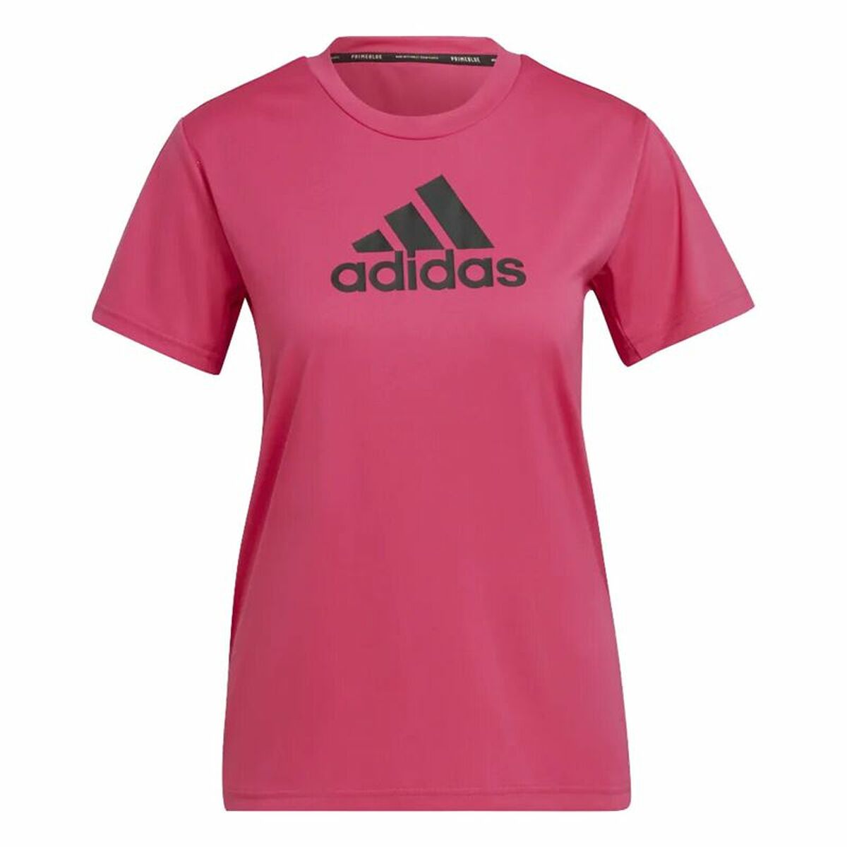 Women’s Short Sleeve T-Shirt Adidas Designed 2 Move Logo Fuchsia XS