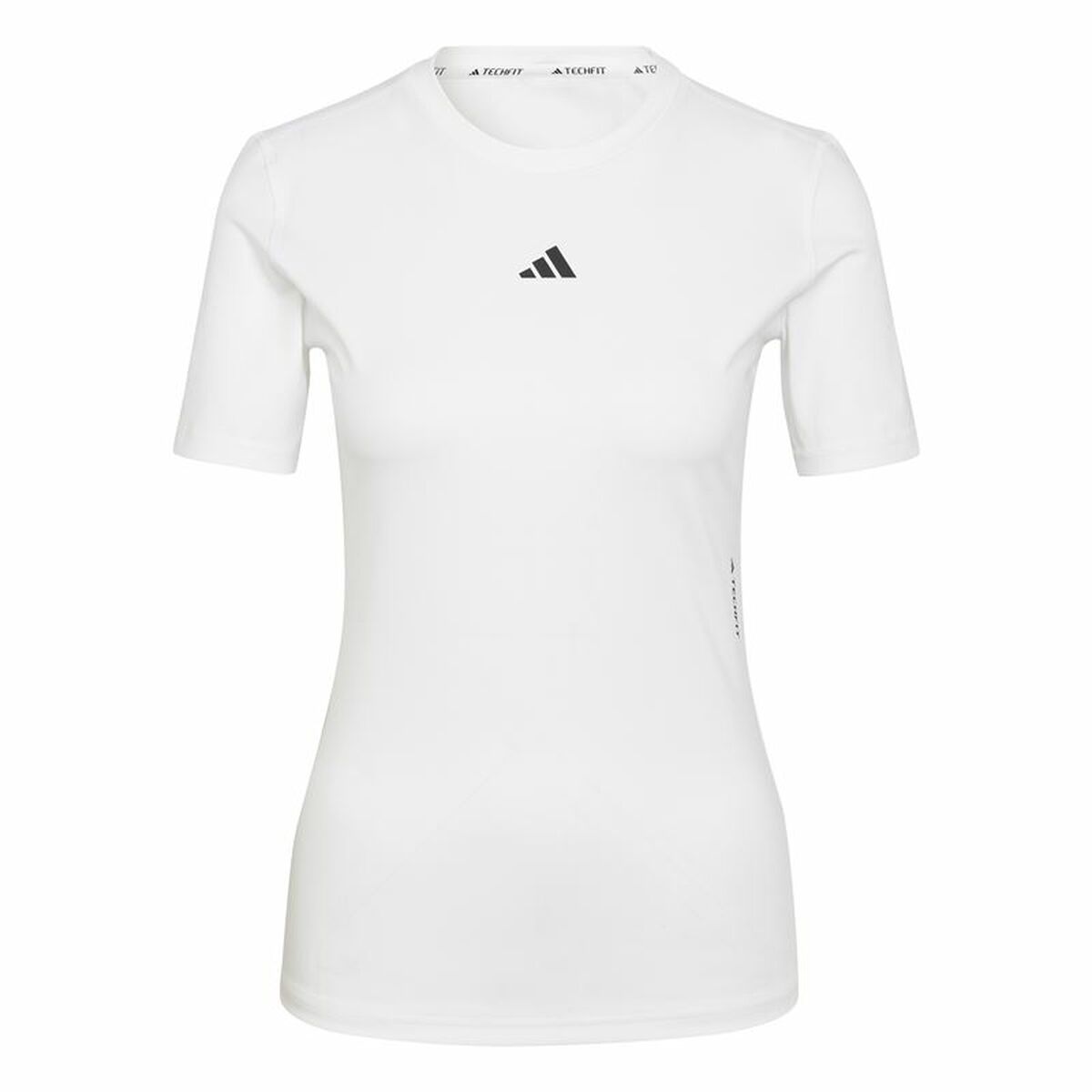 Women’s Short Sleeve T-Shirt Adidas Techfit Training White M