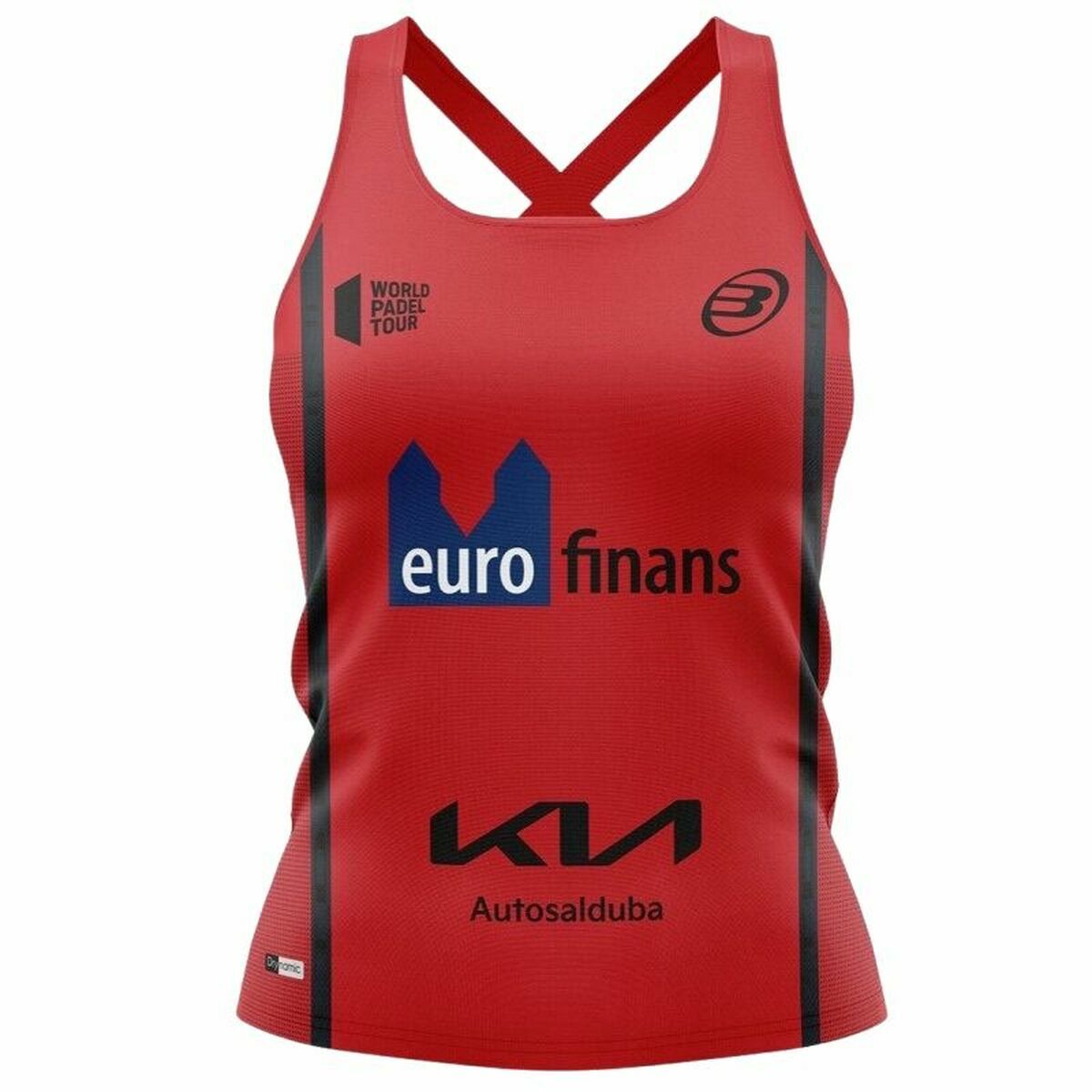 Women's Sleeveless T-shirt Bullpadel  Delfi Brea Padel Dark Red M