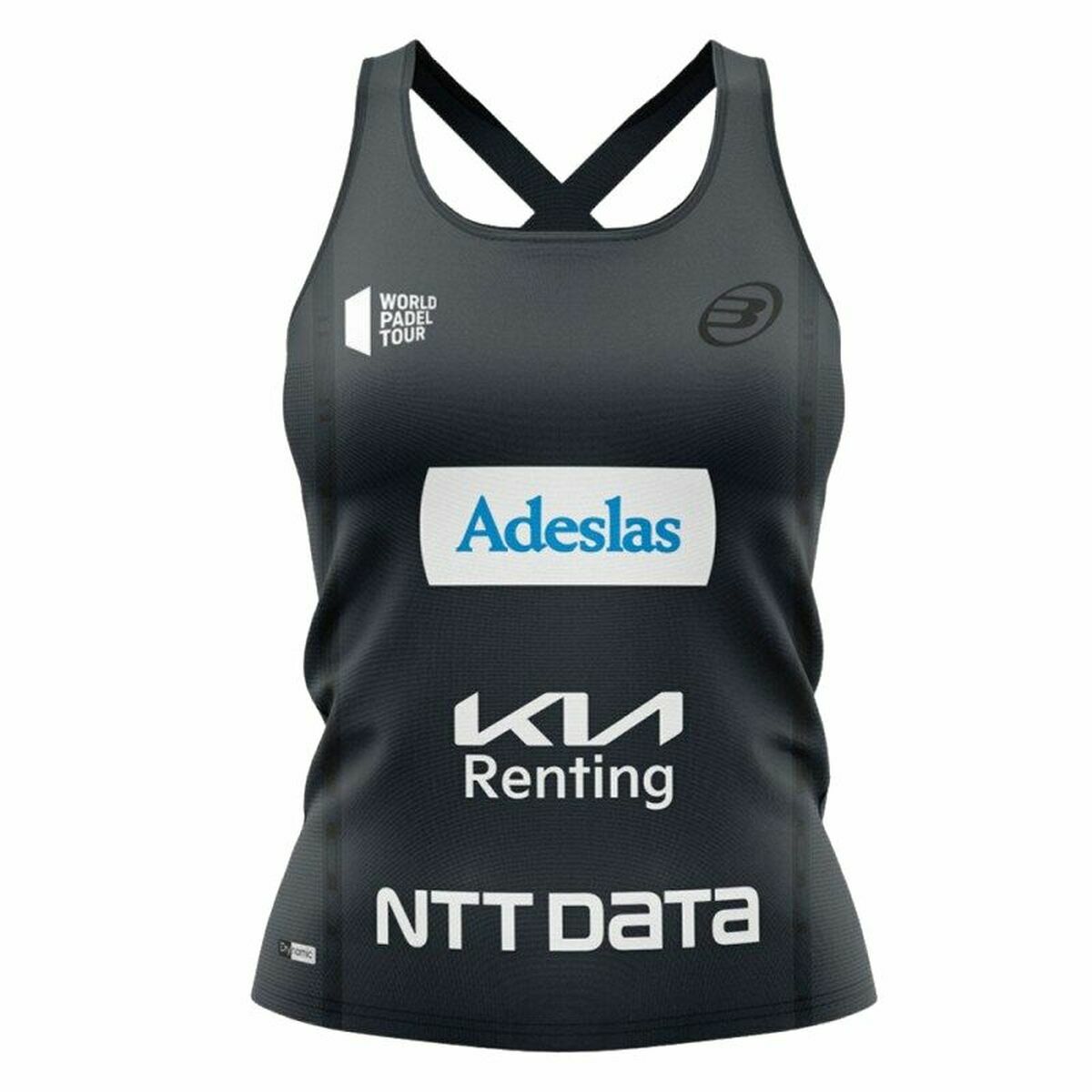 Women's Sleeveless T-shirt Bullpadel Orlas Gemma Triay  Padel Black L