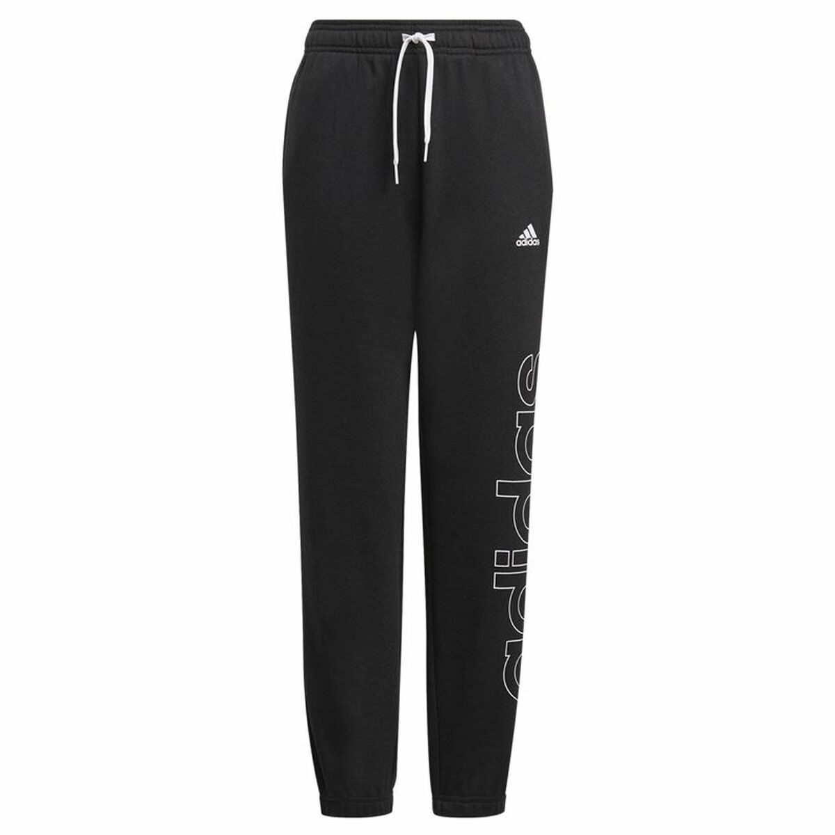 Children's Tracksuit Bottoms Adidas Essentials French Terry Black 9-10 Years