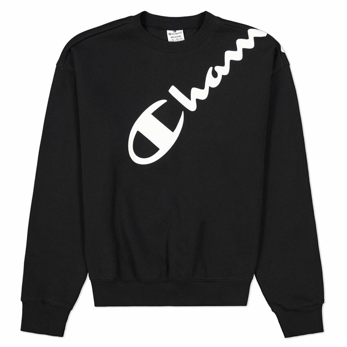 Women’s Sweatshirt without Hood Champion Diagonal Logo Black XS
