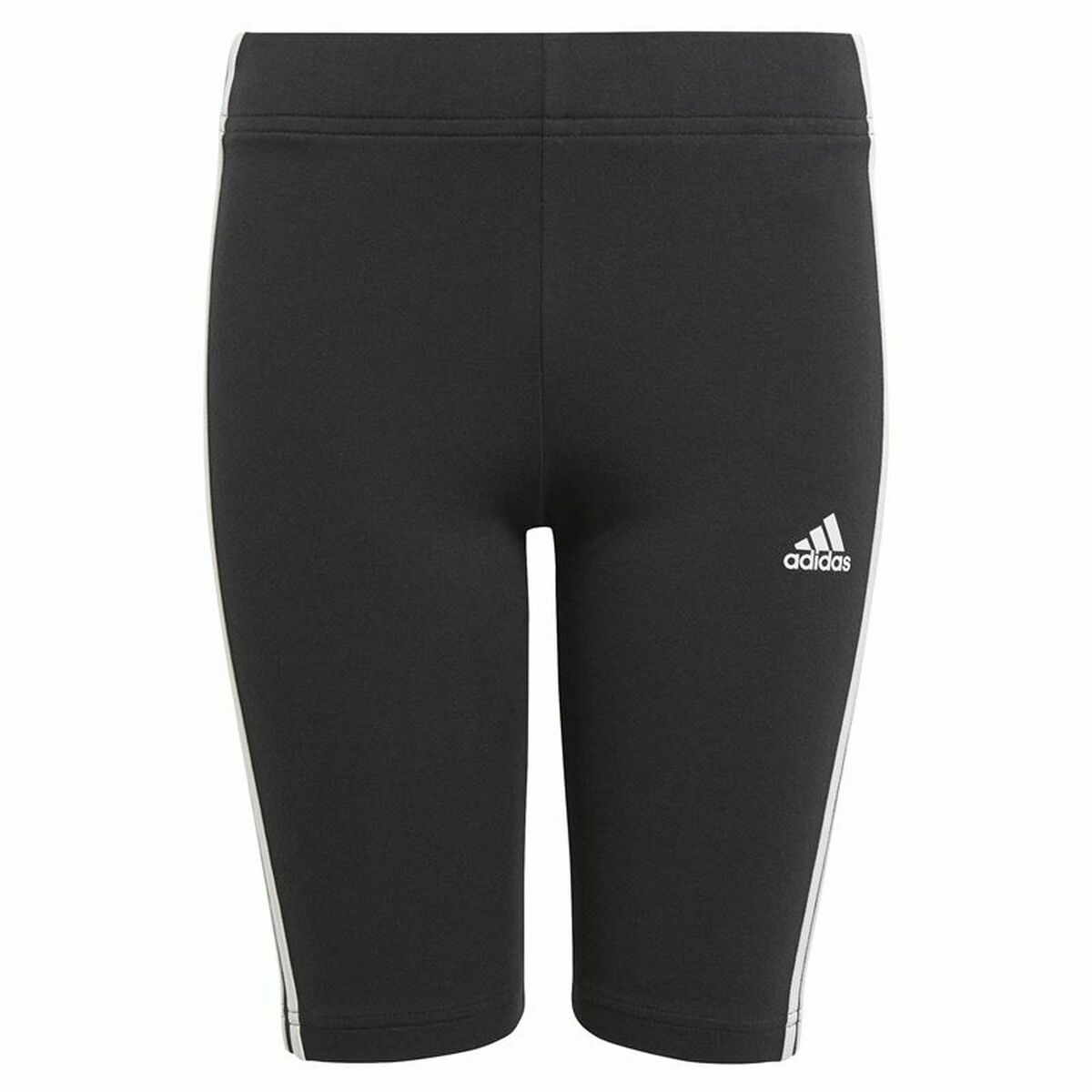 Sports Leggings for Children Adidas Essentials 3 Stripes Black 11-12 Years