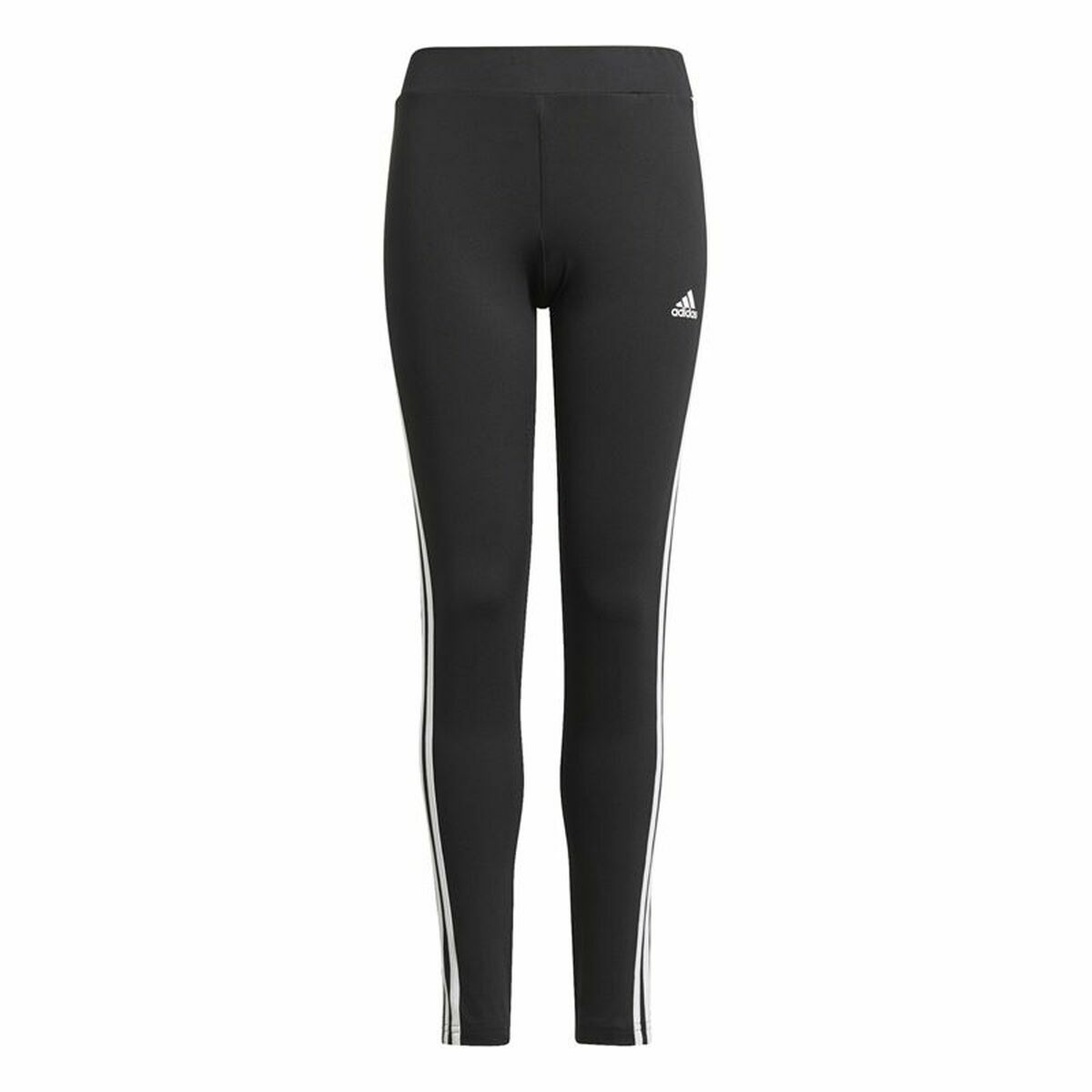 Sports Leggings for Children Adidas Design 2 Move 3 Stripes Black 13-14 Years