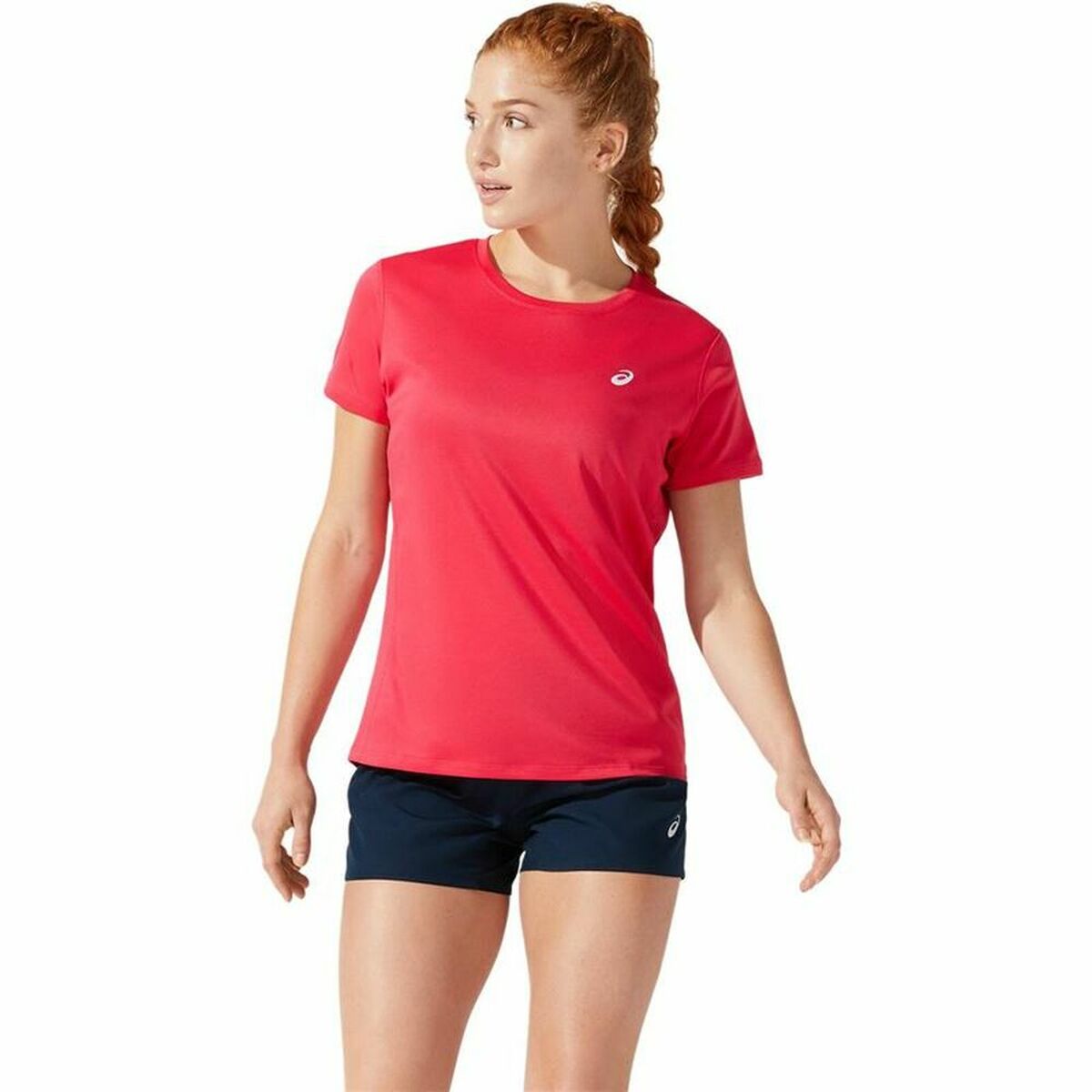 Women’s Short Sleeve T-Shirt Asics Core Crimson Red S