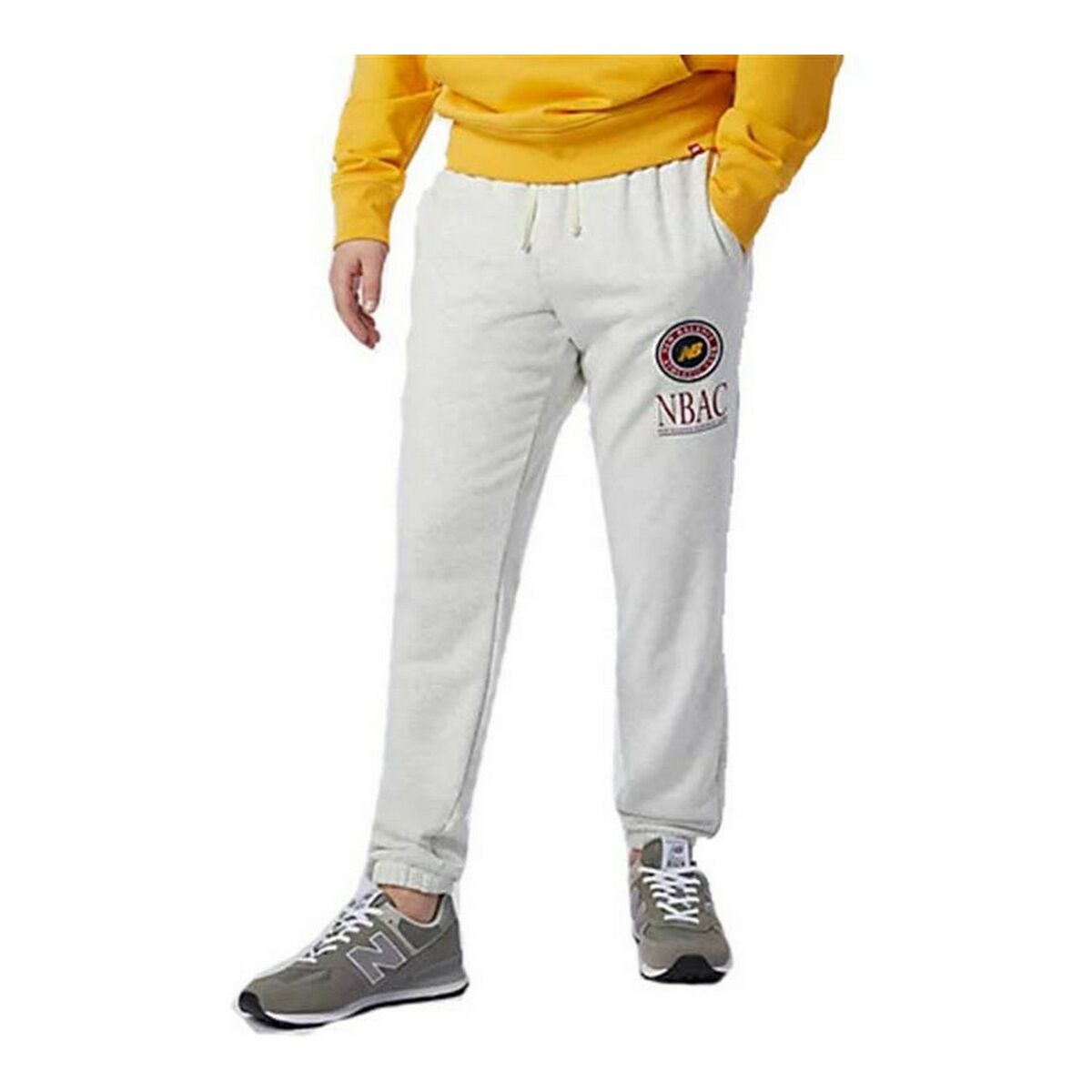 Long Sports Trousers New Balance Essentials Athletic Club Grey Men S