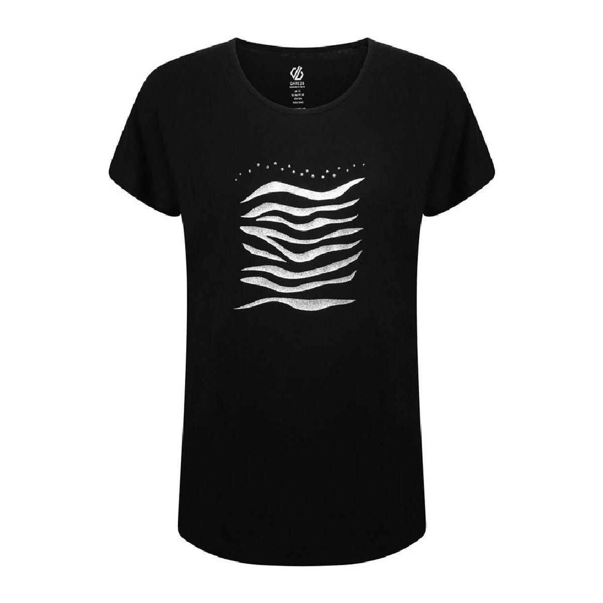 Women’s Short Sleeve T-Shirt Dare 2b Emanation Black XS