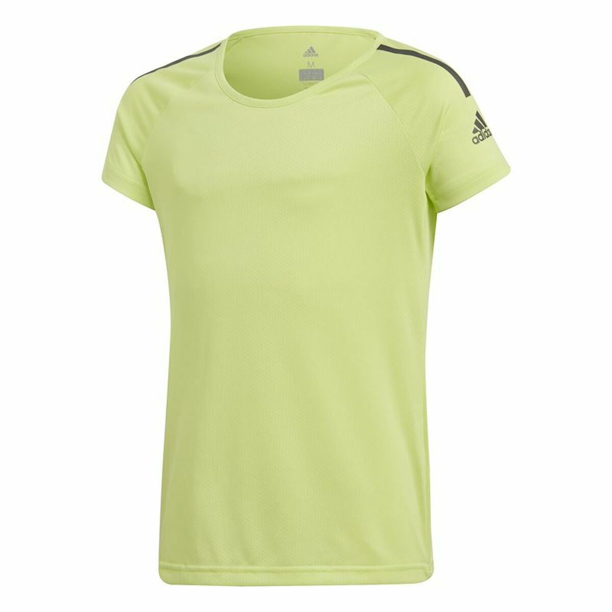 Child's Short Sleeve T-Shirt Adidas Training Cool tee Lime green 14-15 Years