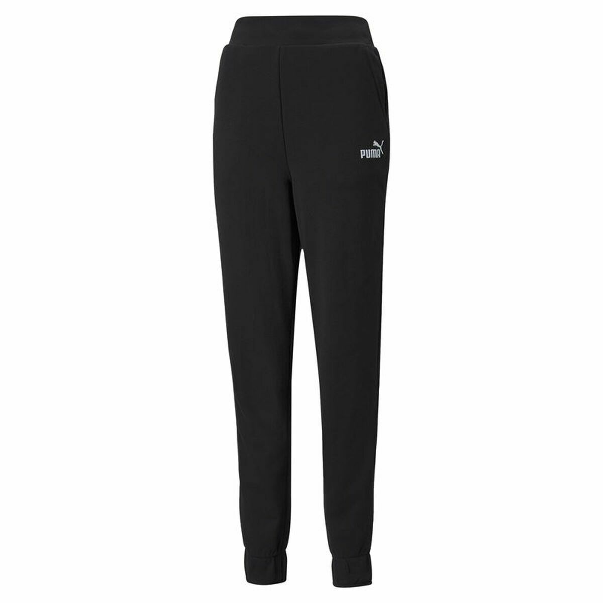 Adult Trousers Puma Essentials+ Embroidery  Black Lady M