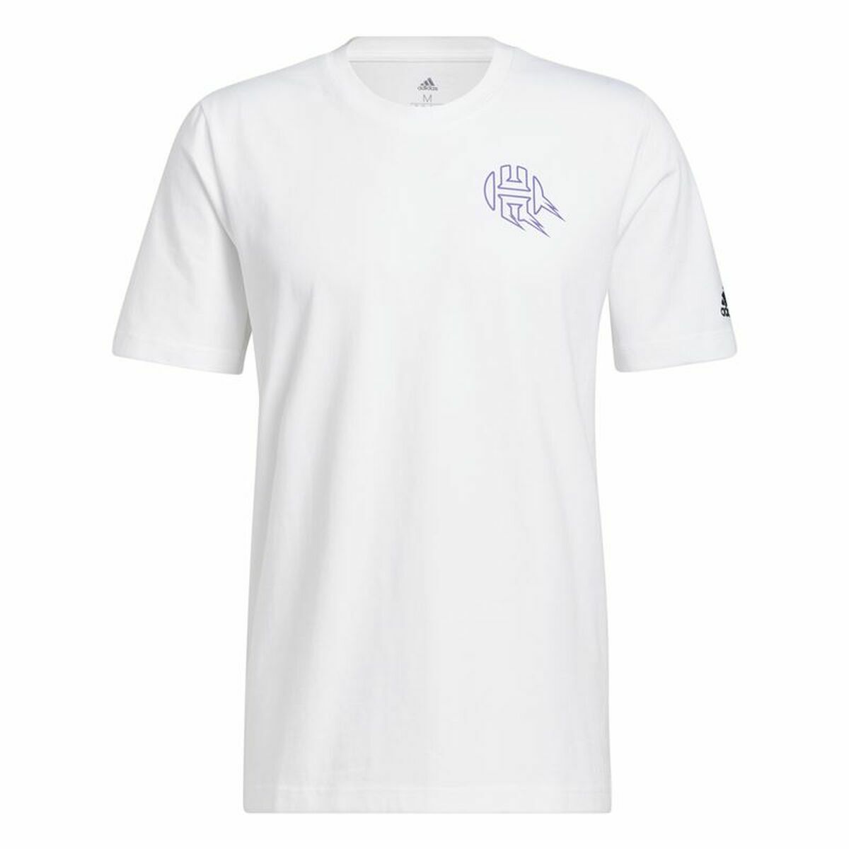 Men’s Short Sleeve T-Shirt Adidas Avatar James Harden Graphic White L