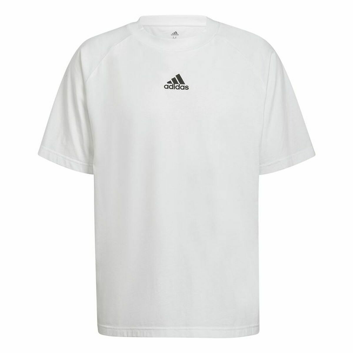 Men’s Short Sleeve T-Shirt Adidas Essentials Brandlove White M