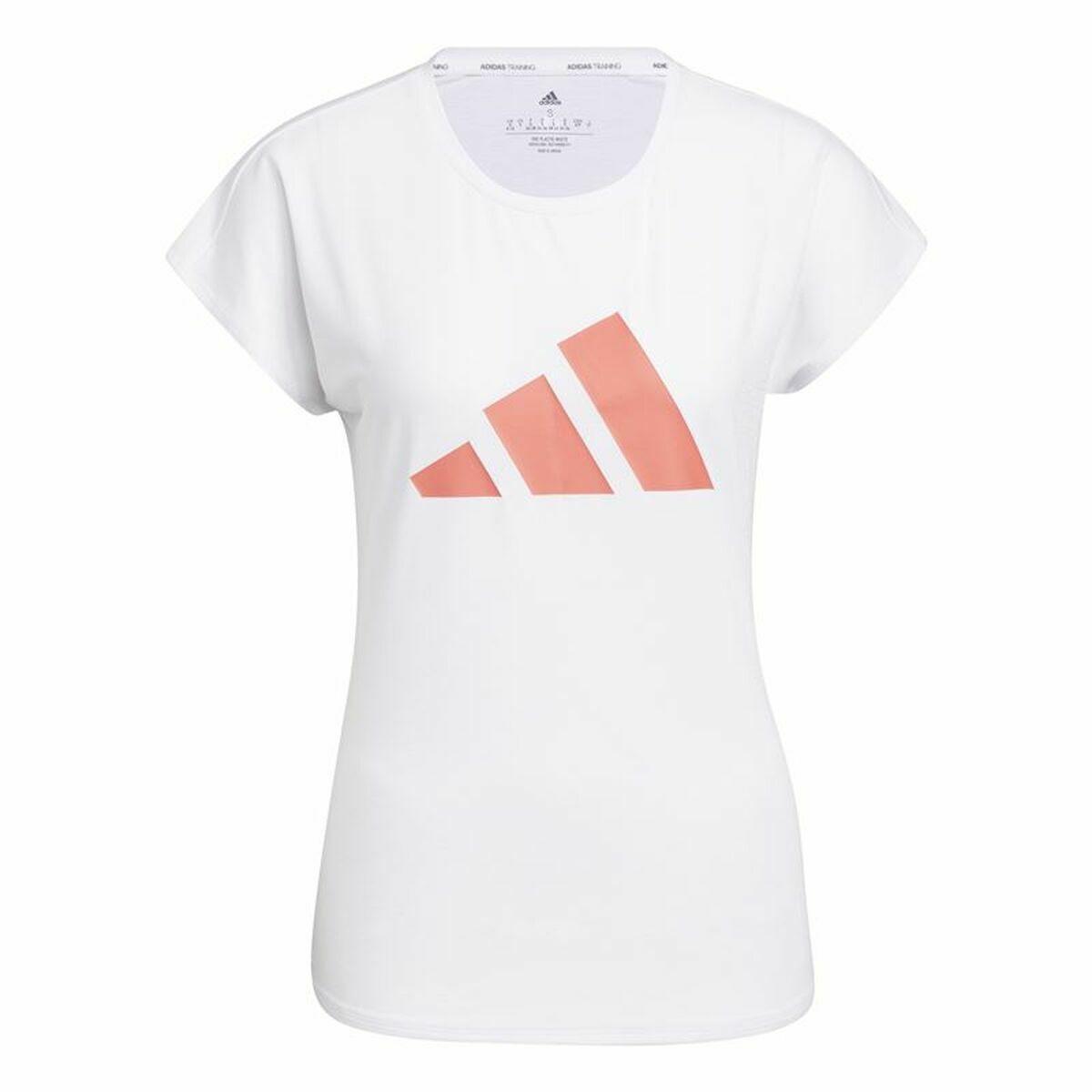 Women’s Short Sleeve T-Shirt Adidas Training 3B White XS