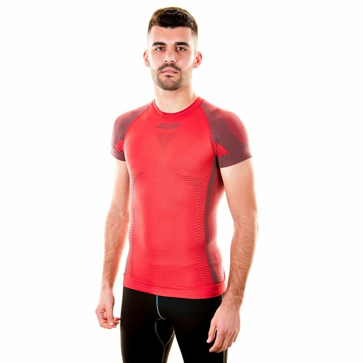 Men’s Short Sleeve T-Shirt Joluvi Pro Red L