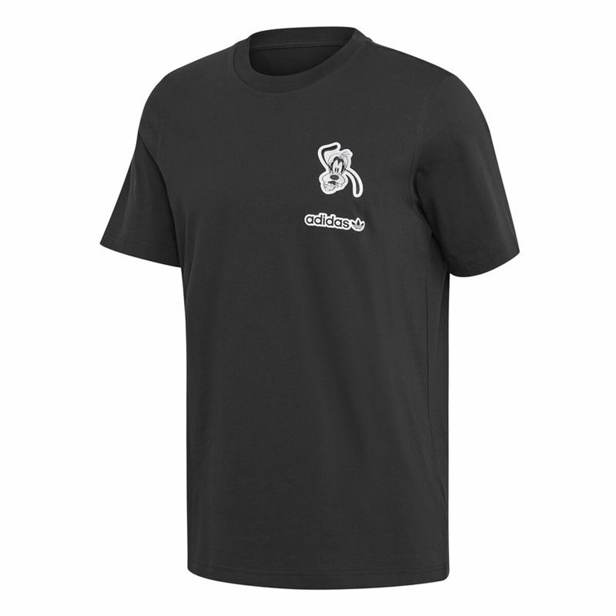 Men’s Short Sleeve T-Shirt Adidas Goofy Black S