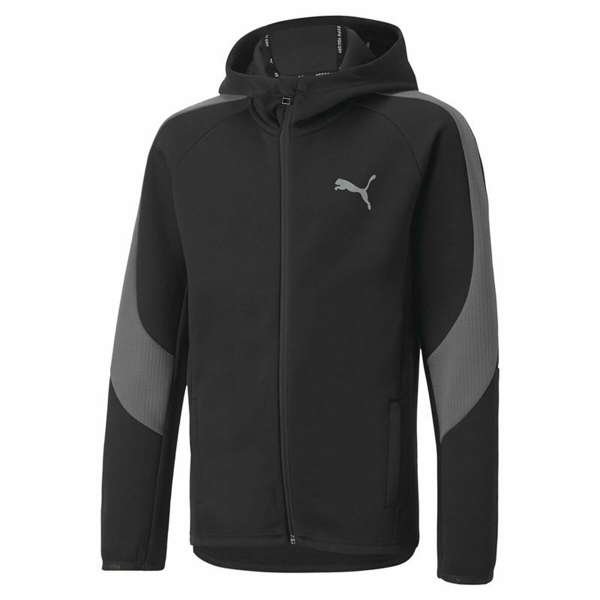Children's Sports Jacket Puma Evostripe Black 11-12 Years