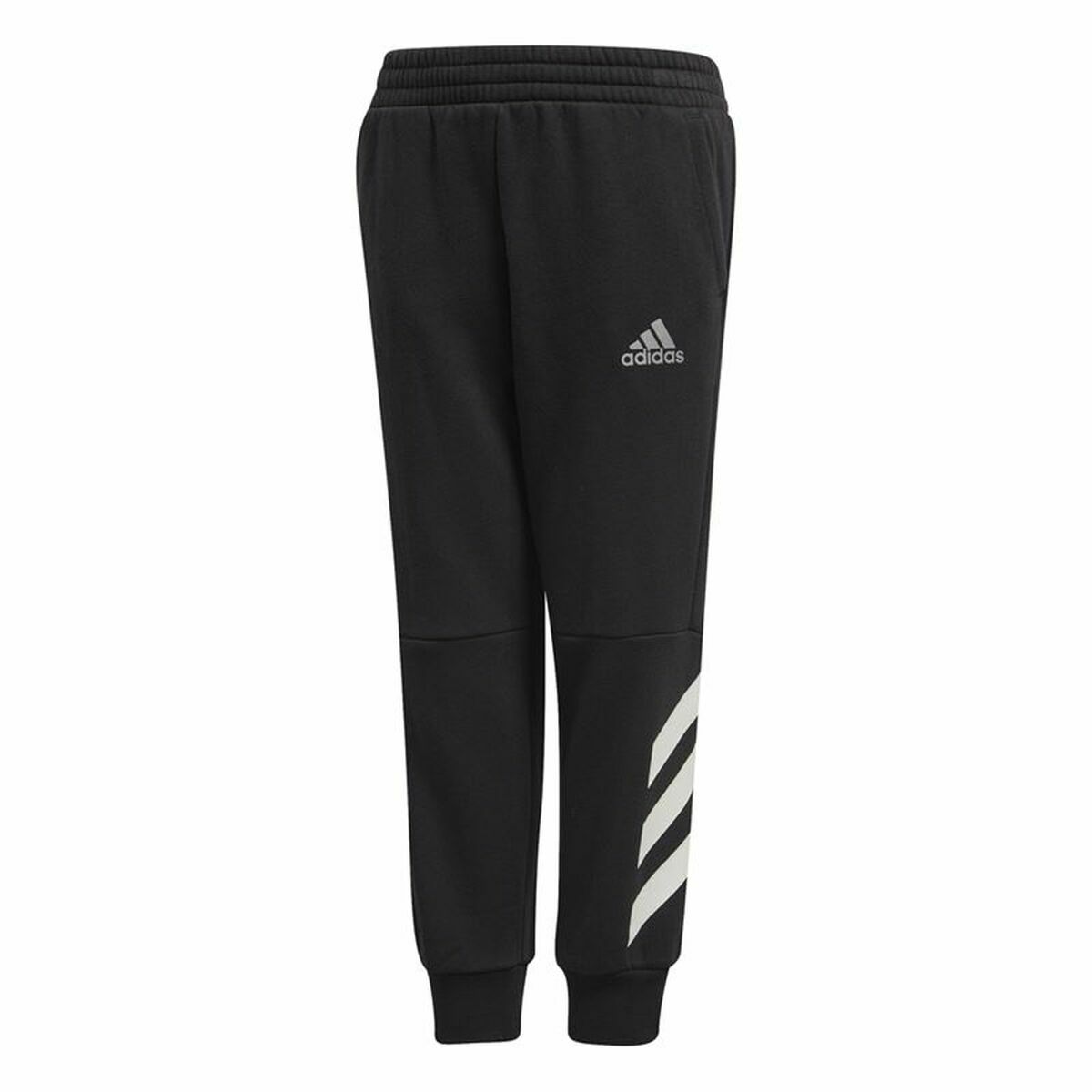 Children's Tracksuit Bottoms Adidas Comfi  Black 8-9 Years