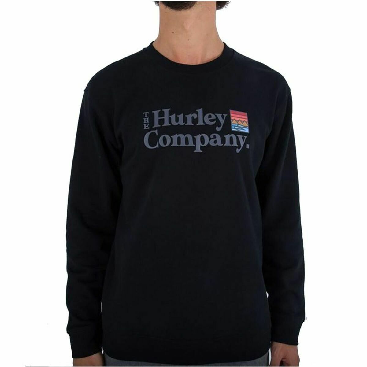 Men’s Sweatshirt without Hood Hurley Canyon Summer Black XL