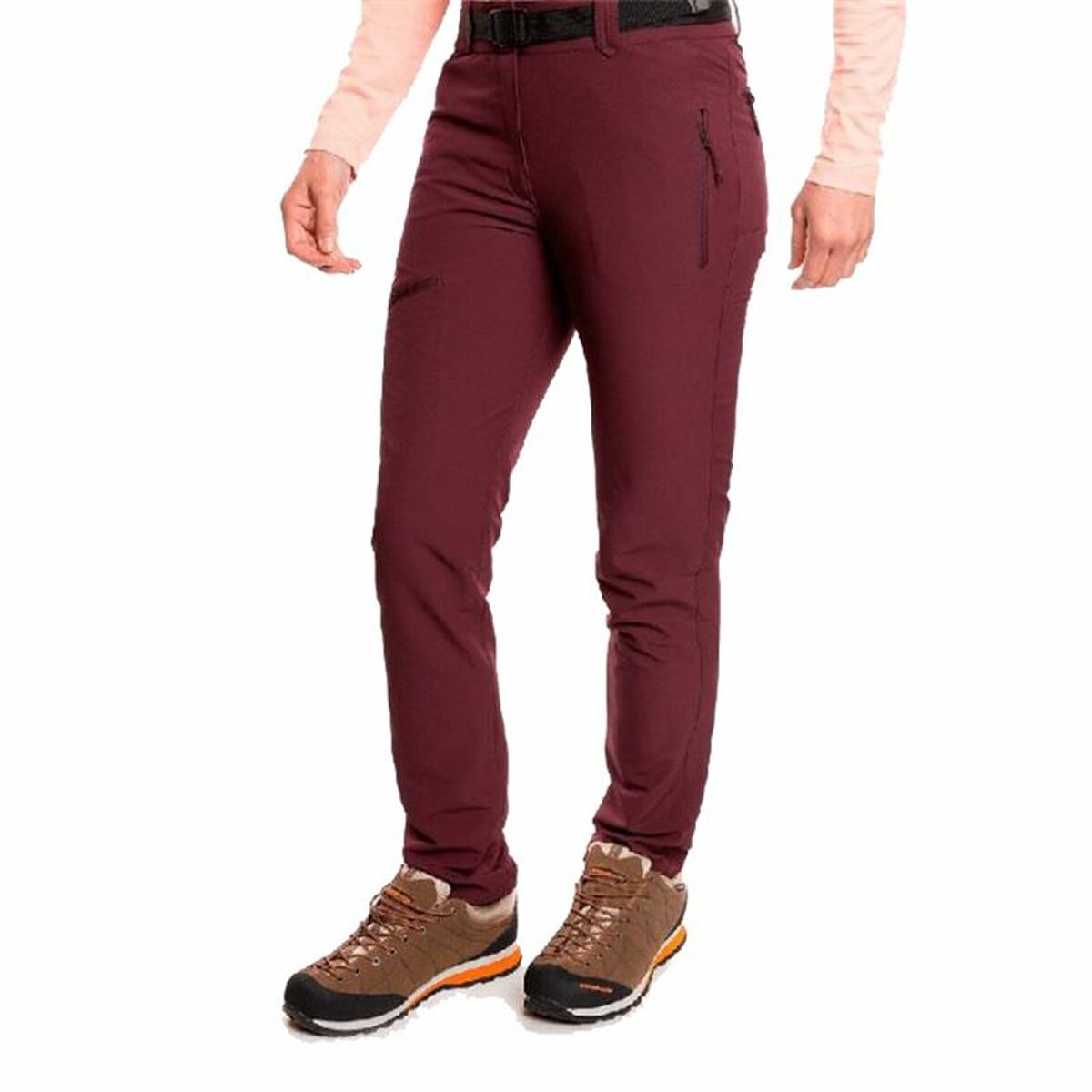 Long Sports Trousers Trangoworld Dorset Brown Lady XL