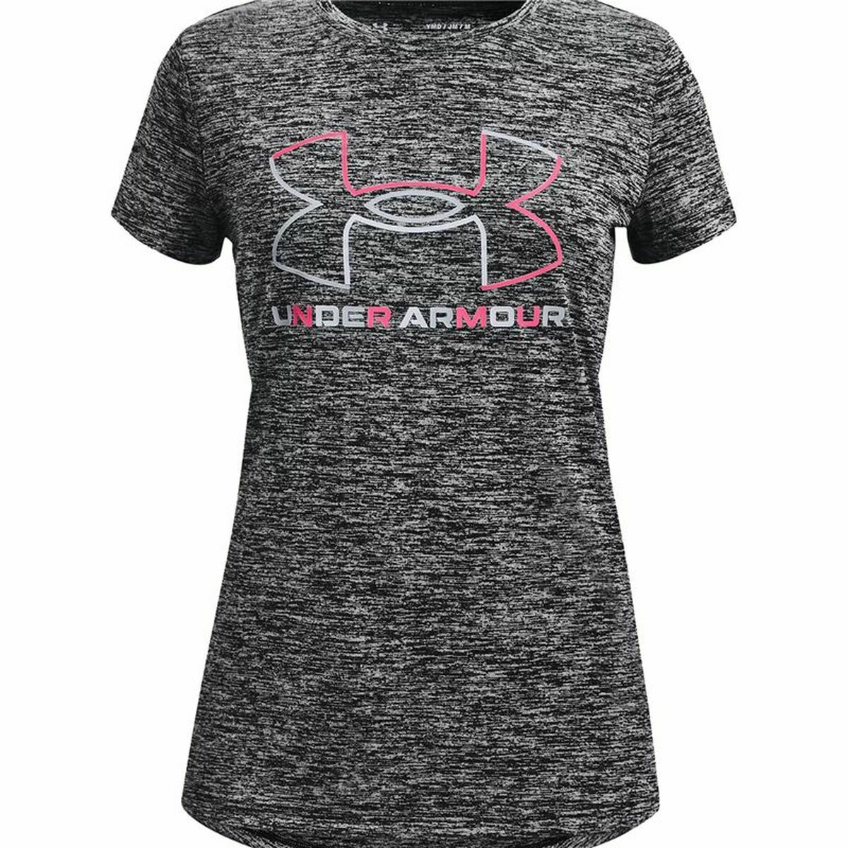 Child's Short Sleeve T-Shirt Under Armour Dark grey 7 Years
