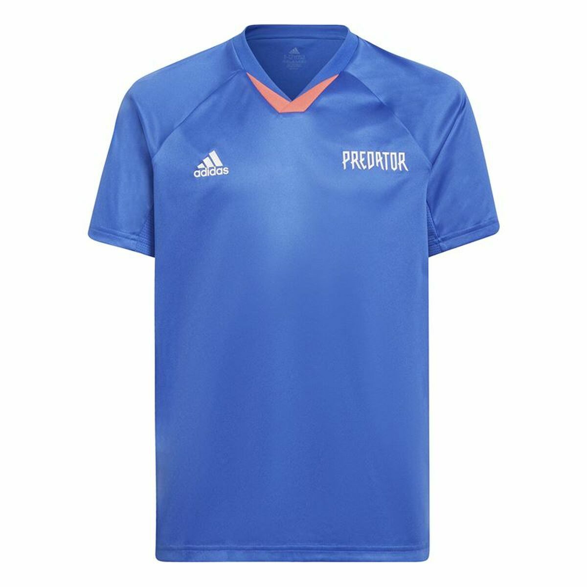 Child's Short Sleeve T-Shirt Adidas Predator Blue 9-10 Years