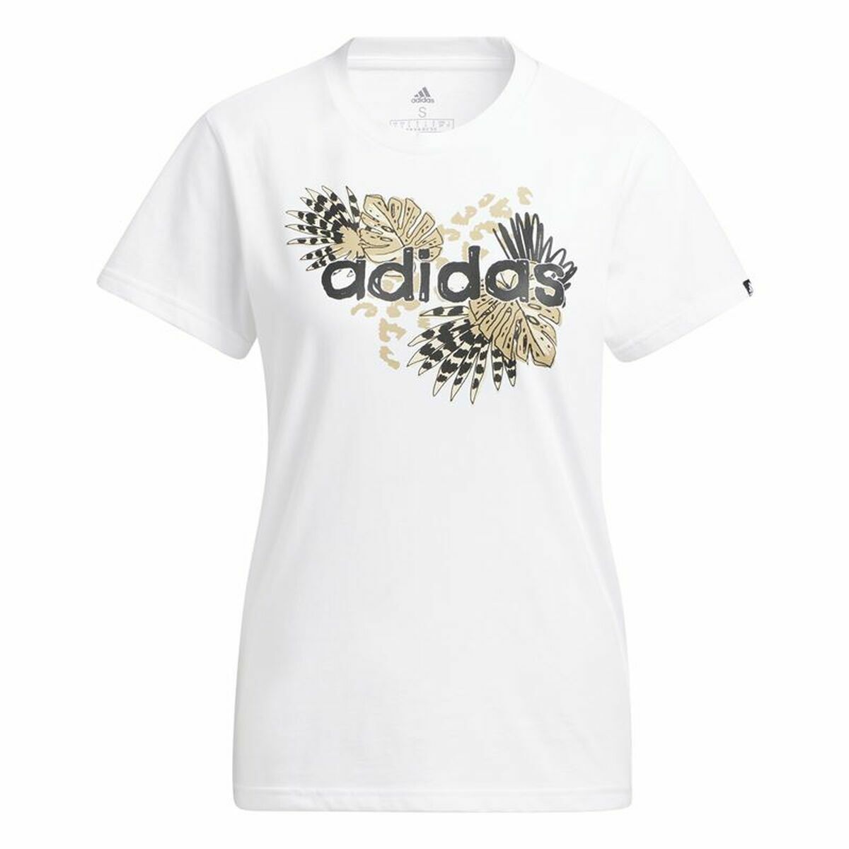 Women’s Long Sleeve T-Shirt Adidas Print Graphic White XS