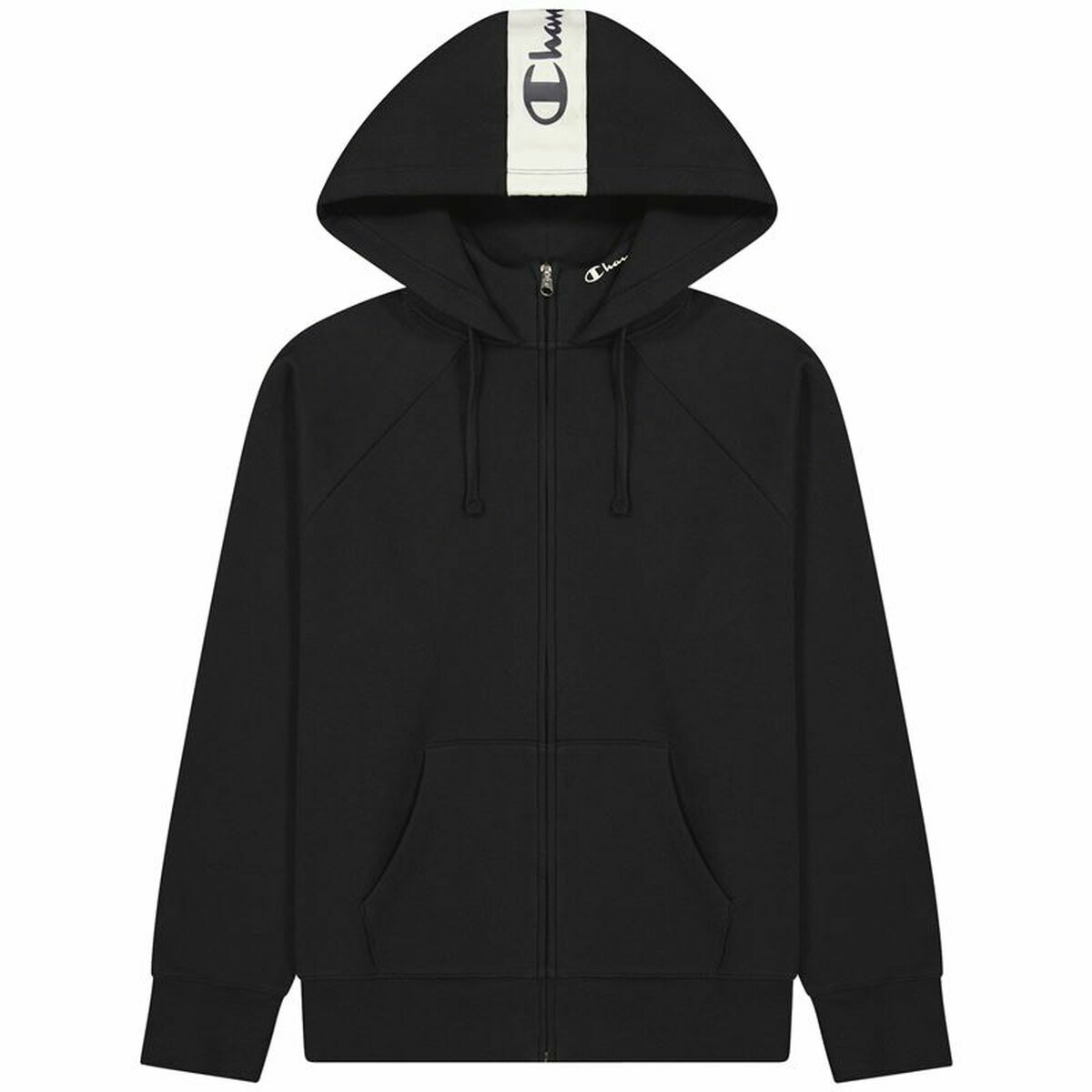 Men’s Hoodie Champion Full Zip Black M