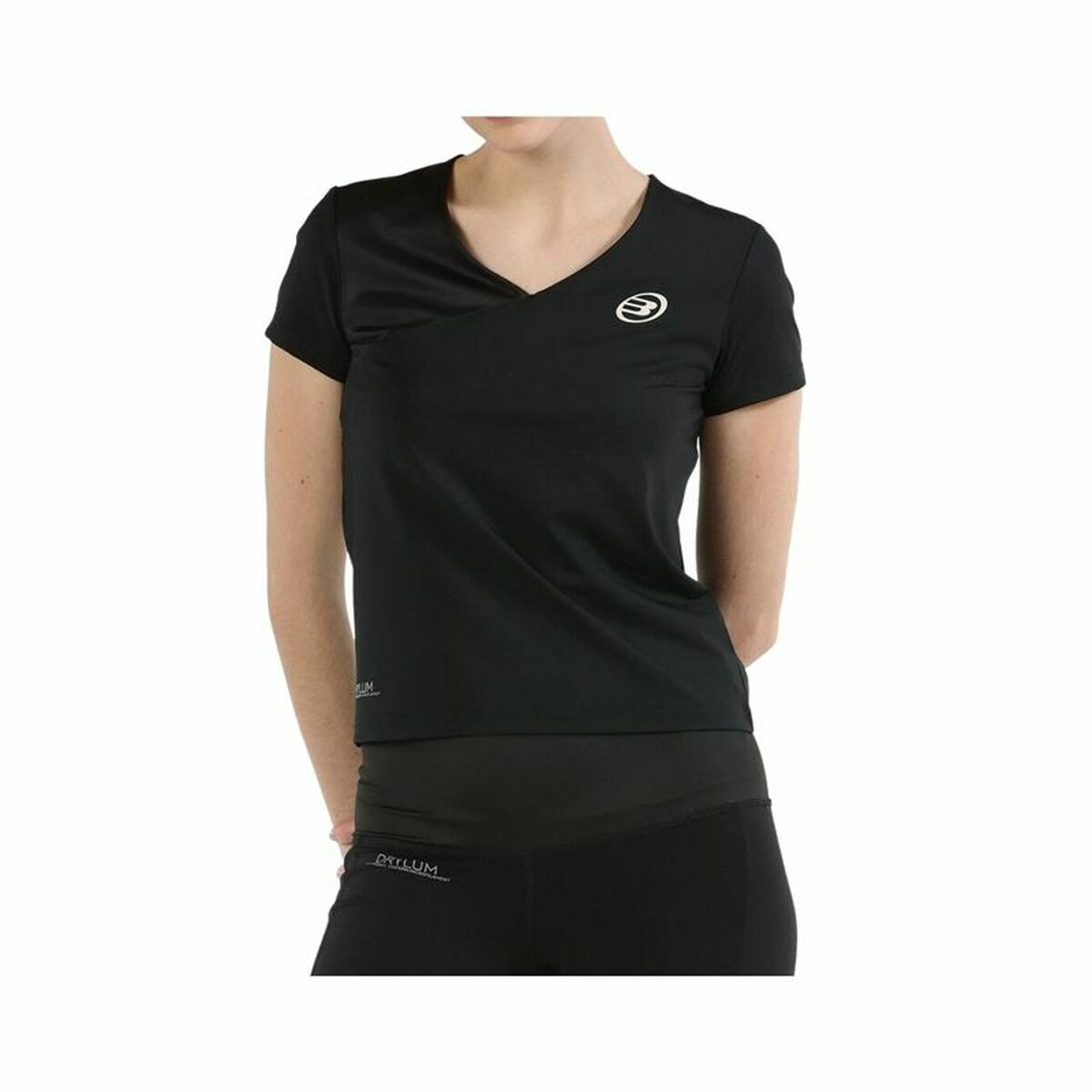 Women’s Short Sleeve T-Shirt Bullpadel Pital Black M