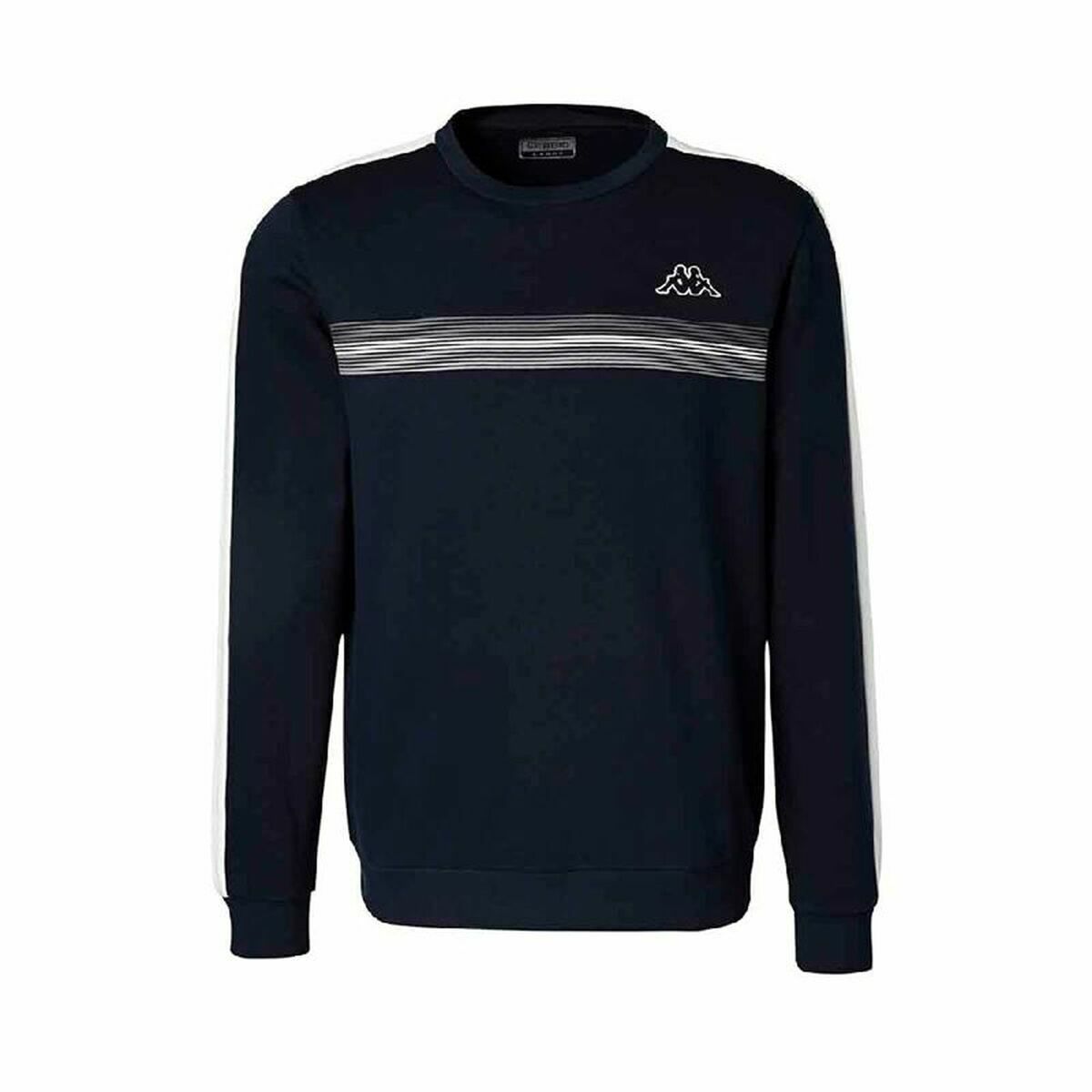 Men’s Sweatshirt without Hood Kappa Navy Blue S