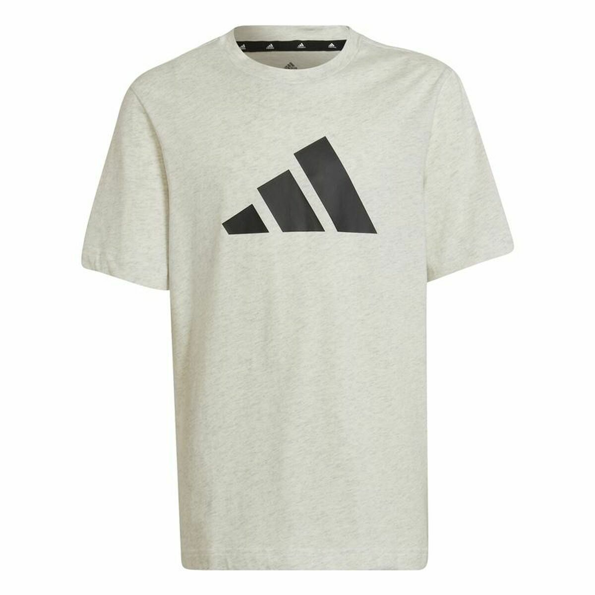 Child's Short Sleeve T-Shirt Adidas Future Icons Grey 13-14 Years