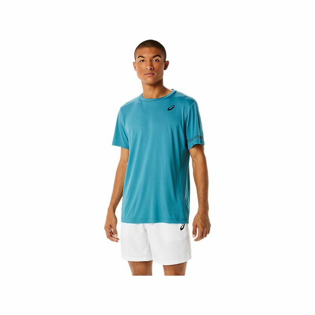 Men’s Short Sleeve T-Shirt Asics Court Blue S
