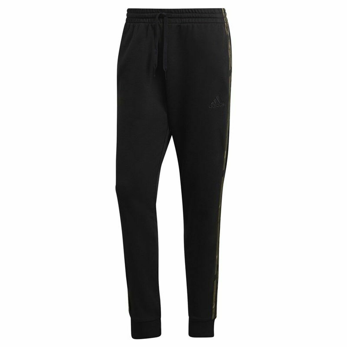 Long Sports Trousers Adidas Essentials Camo Print Black Men S