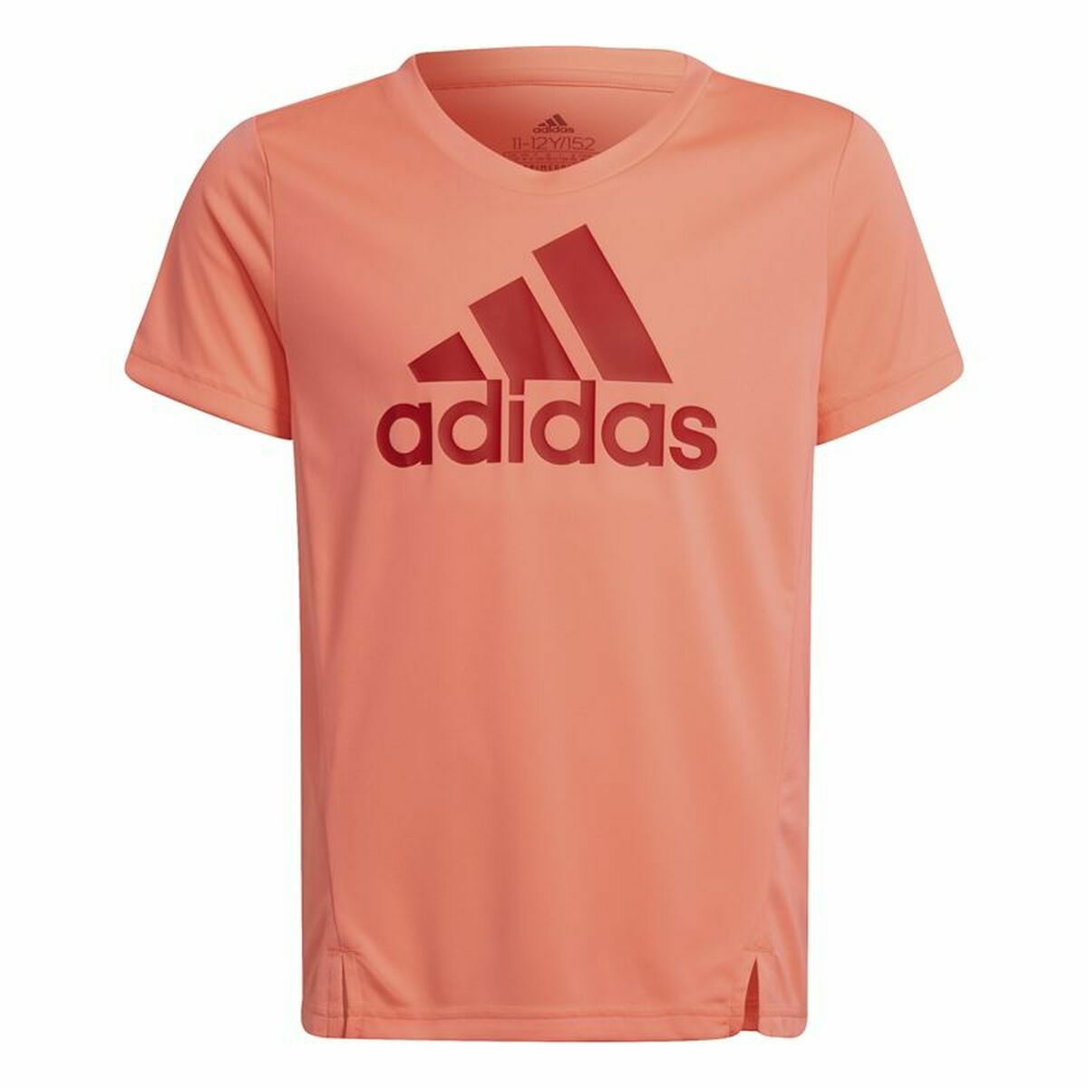 Child's Short Sleeve T-Shirt Adidas Designed to Move Salmon 14-15 Years