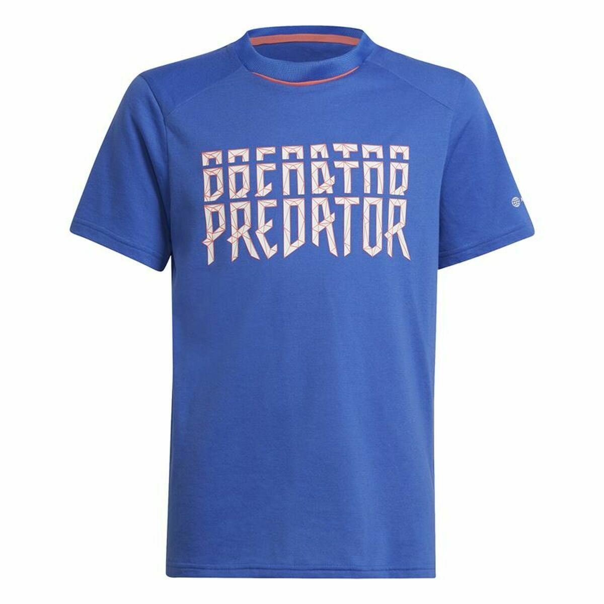 Child's Short Sleeve T-Shirt Adidas Predator Blue 9-10 Years