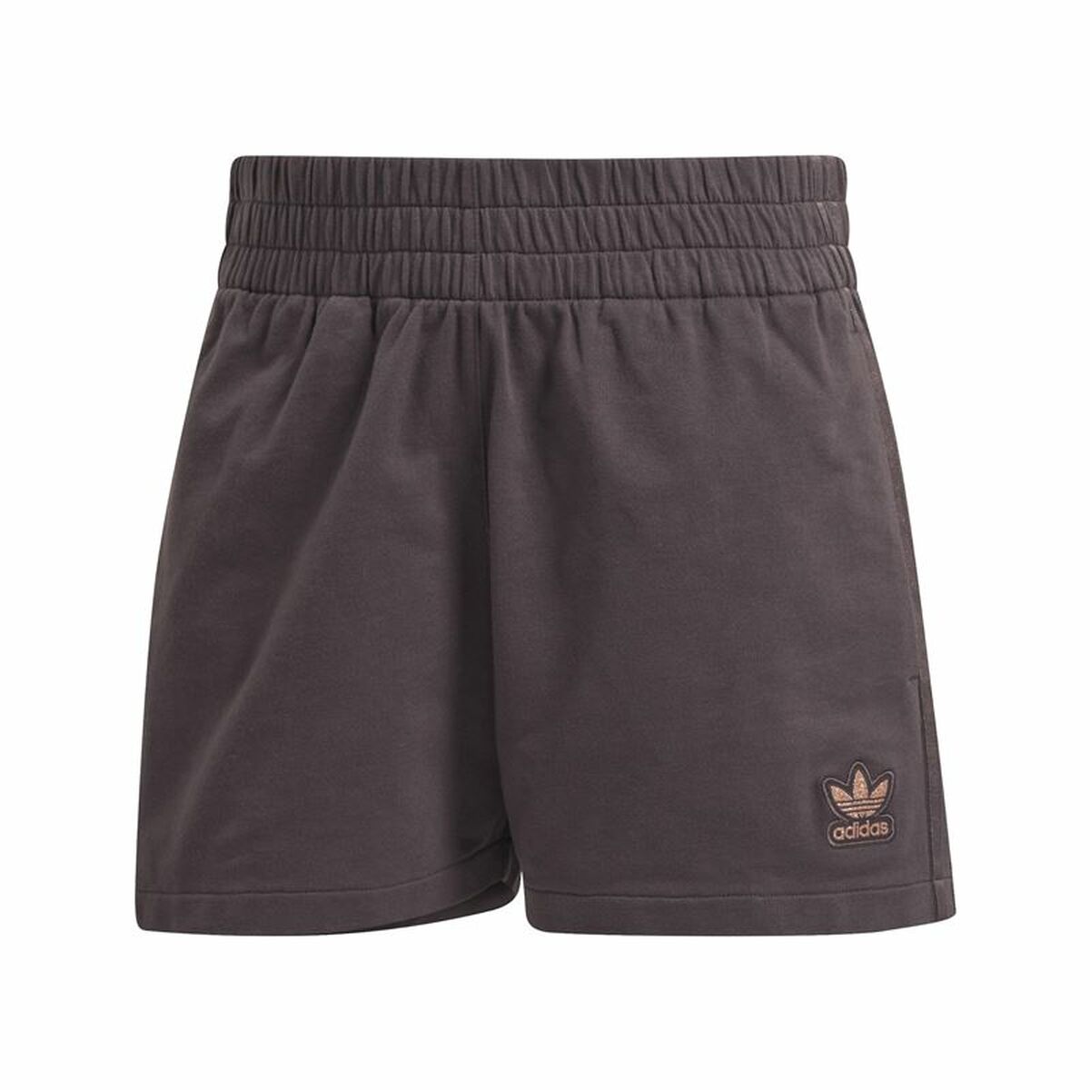 Sports Shorts for Women Adidas Originals 3 stripes Brown 36