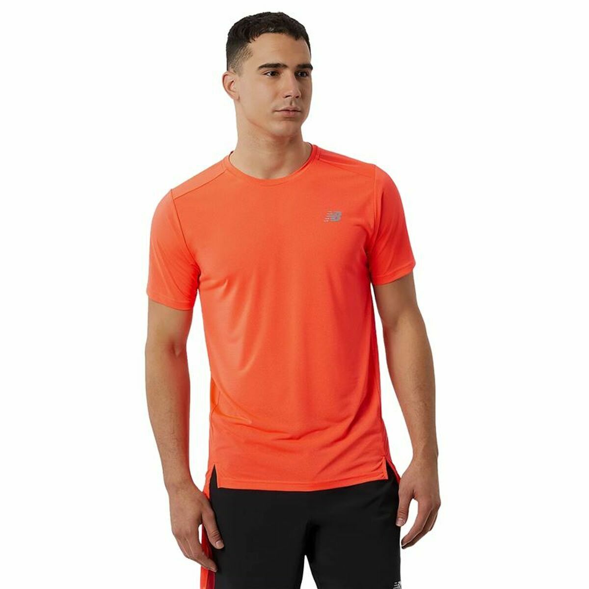 Men’s Short Sleeve T-Shirt New Balance Accelerate Orange S
