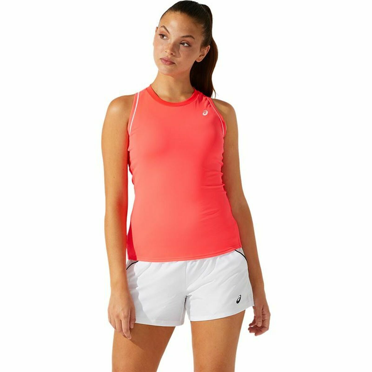 Tank Top Women Asics Court Coral XS